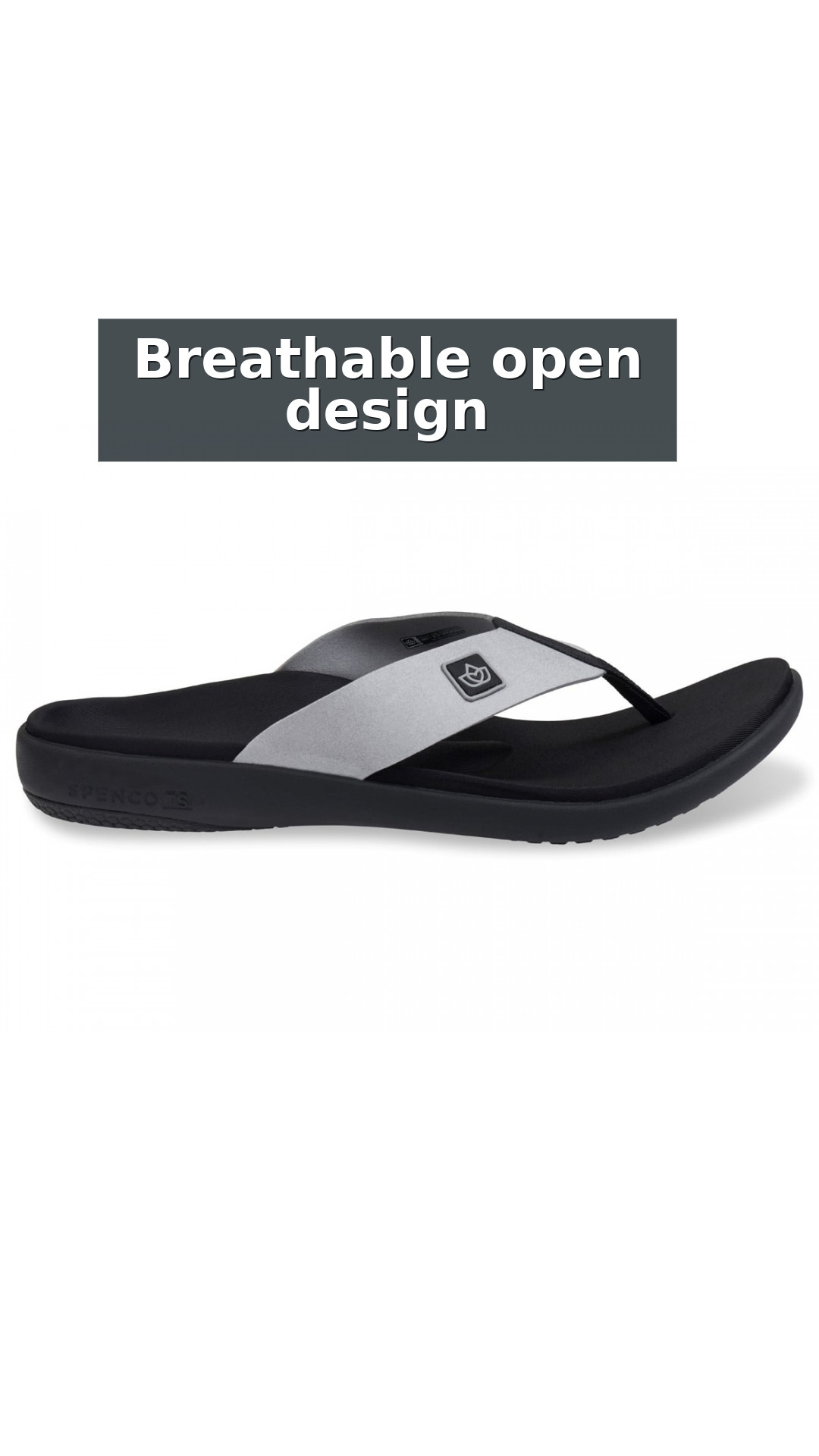 Spenco Yumi Pure Cushioned Support Men's Sandals style detail 8: Breathable open design