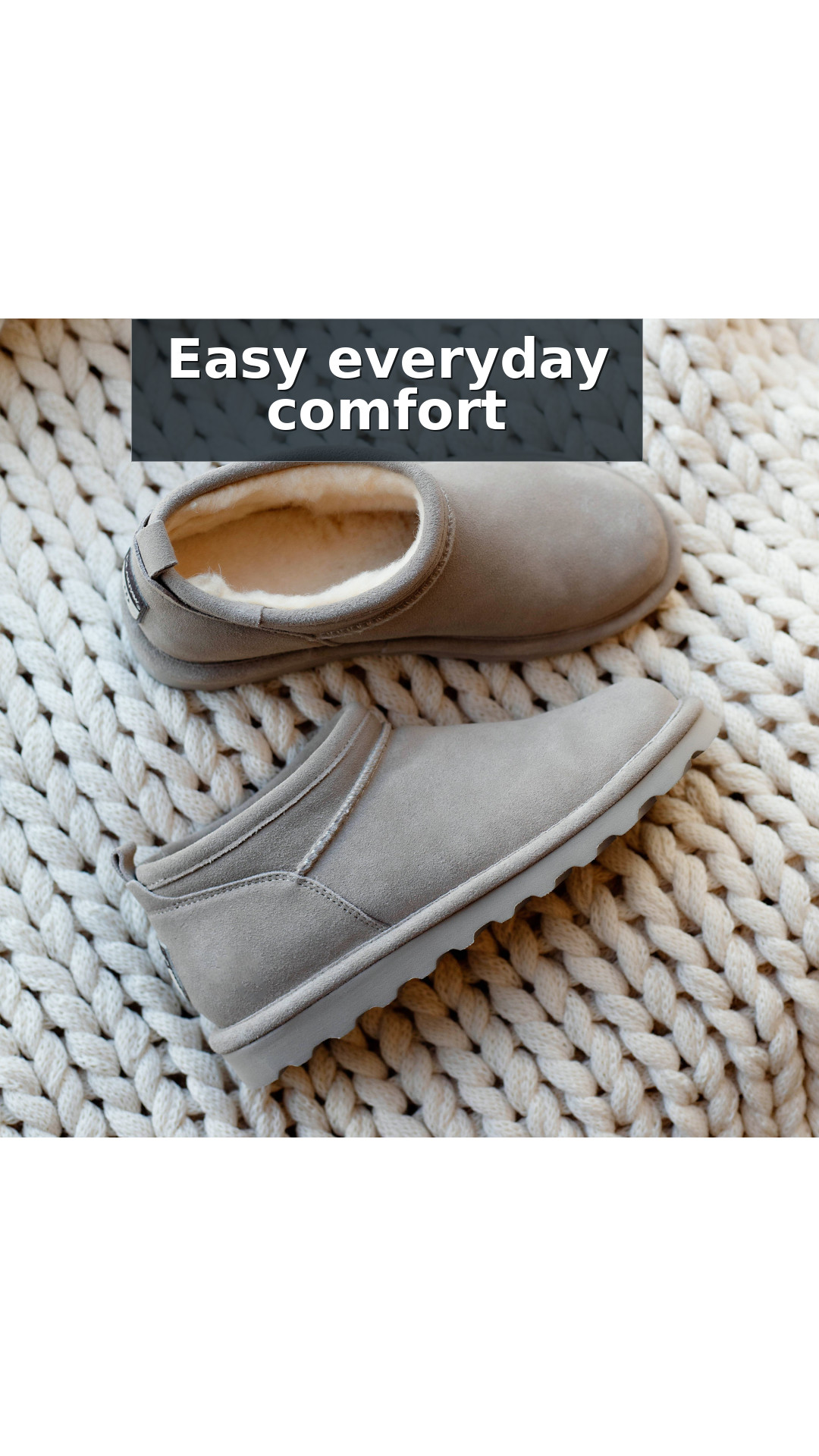 Bearpaw Super Shorty Women's Boots style detail 2: Easy everyday comfort