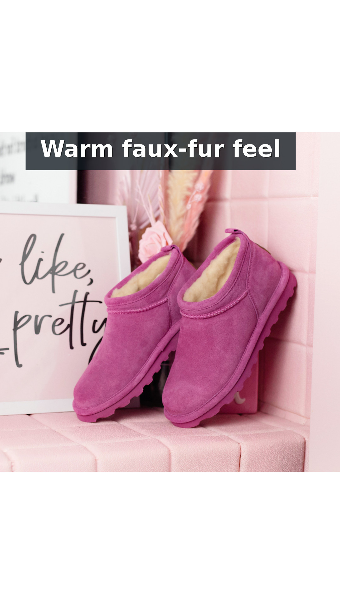 Bearpaw Super Shorty Women's Boots style detail 3: Warm faux-fur feel