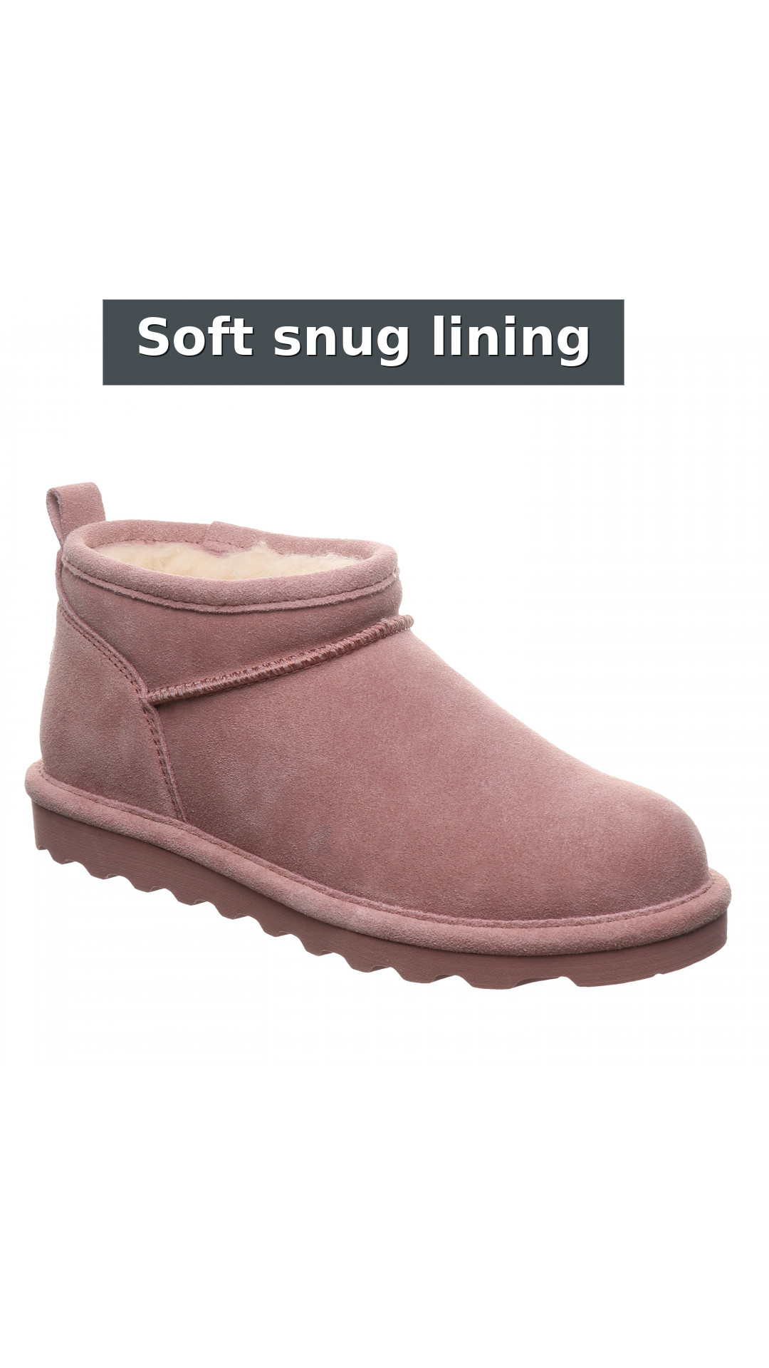 Bearpaw Super Shorty Women's Boots style detail 5: Soft snug lining