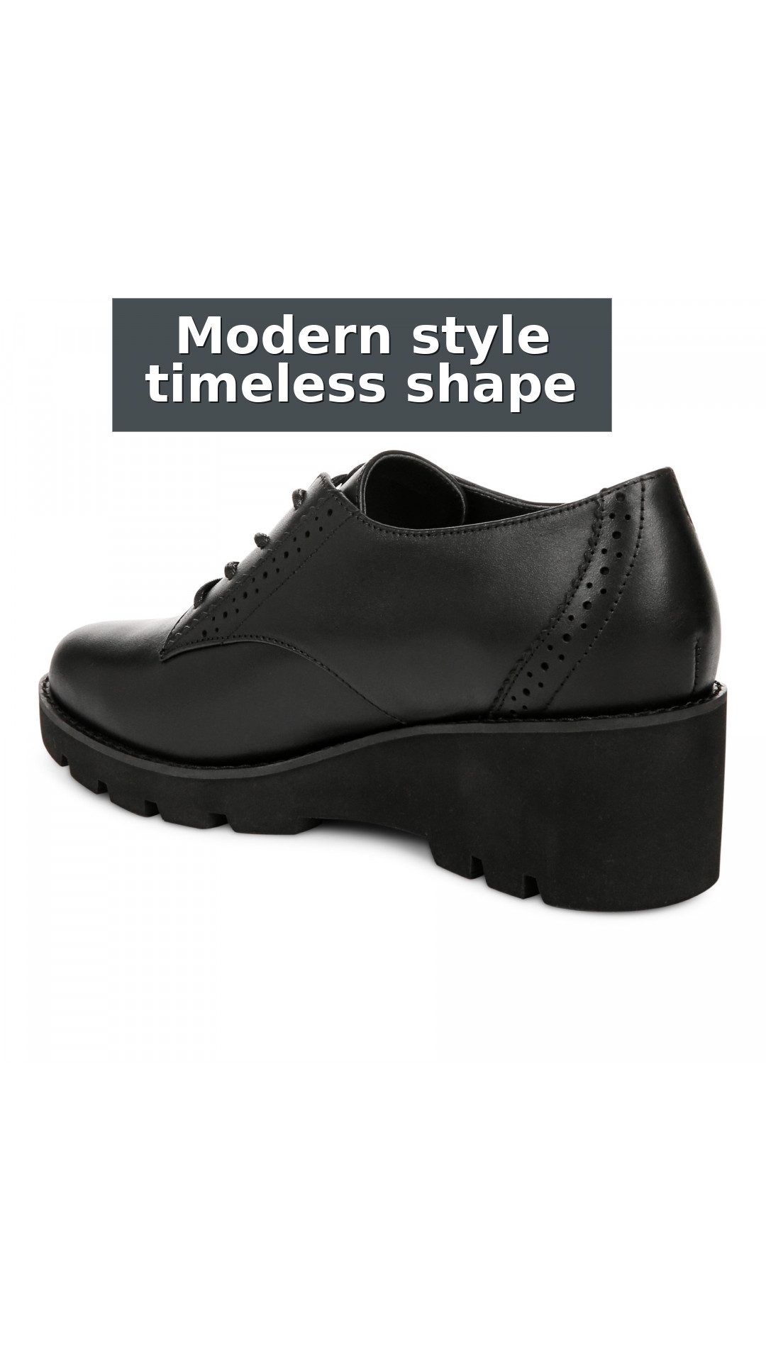 Vionic Anaheim Women's Comfort Wedge Oxford Derby Shoe style detail 11: Modern style timeless shape