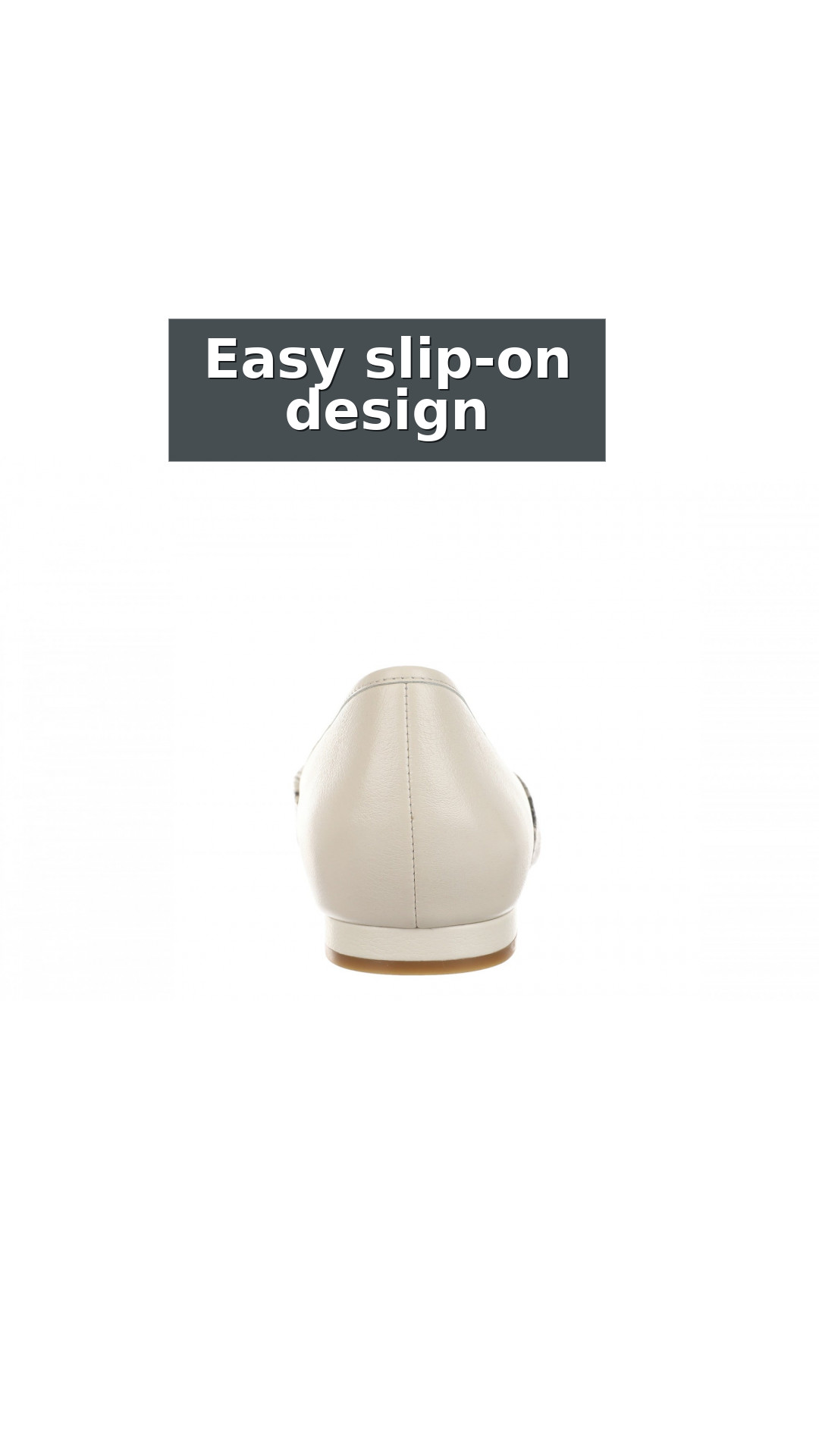 Vionic Gracia Women's Comfort Ballerina Shoe with Arch Support style detail 5: Easy slip-on design