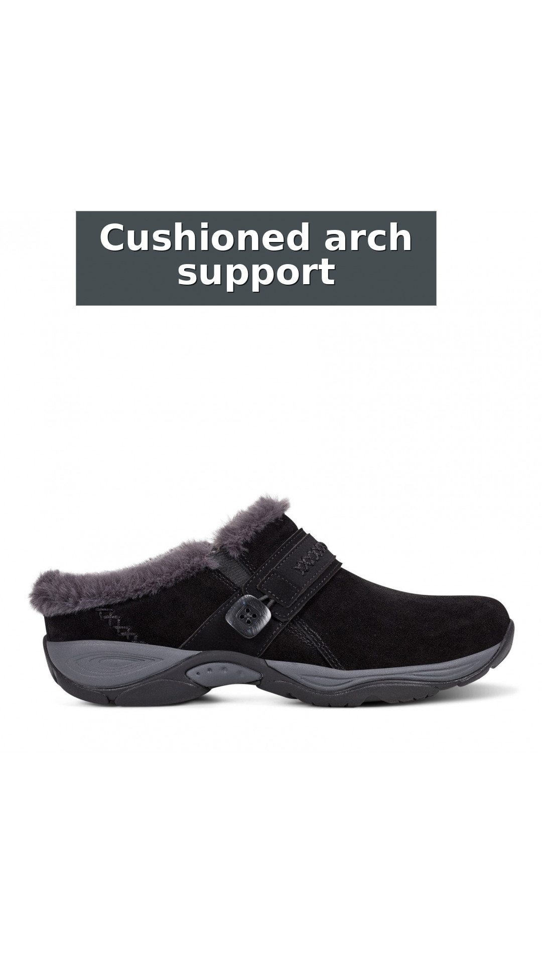 Easy Spirit Elinn Cushioned Arch-Support Slip-On Women's Clog style detail 2: Cushioned arch support