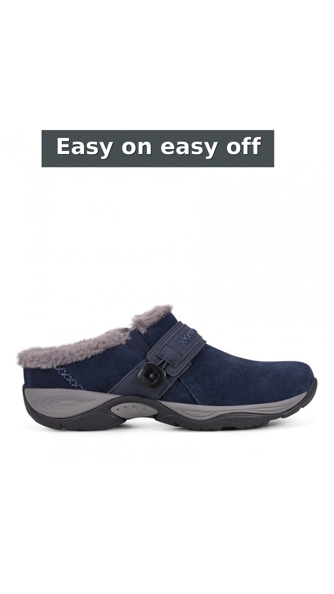 Easy Spirit Elinn Cushioned Arch-Support Slip-On Women's Clog style detail 3: Easy on easy off