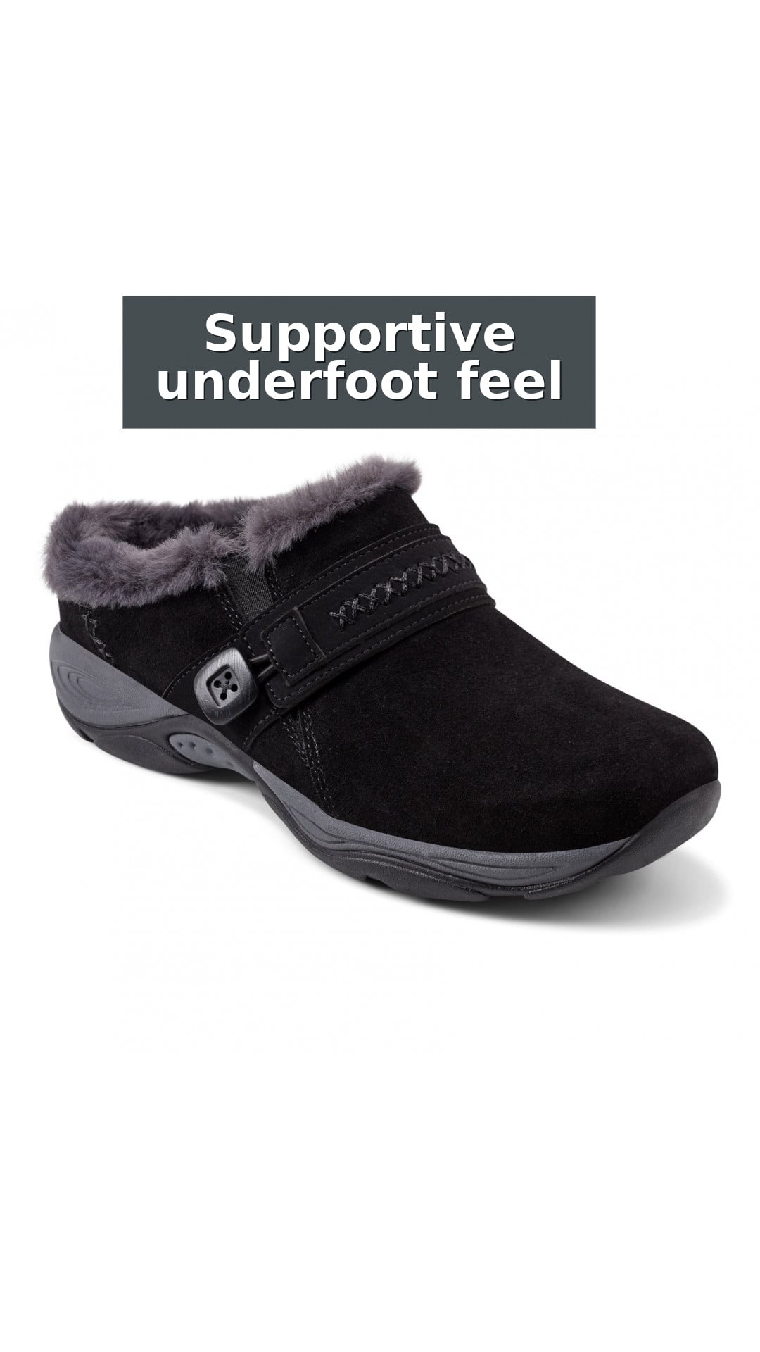 Easy Spirit Elinn Cushioned Arch-Support Slip-On Women's Clog style detail 7: Supportive underfoot feel