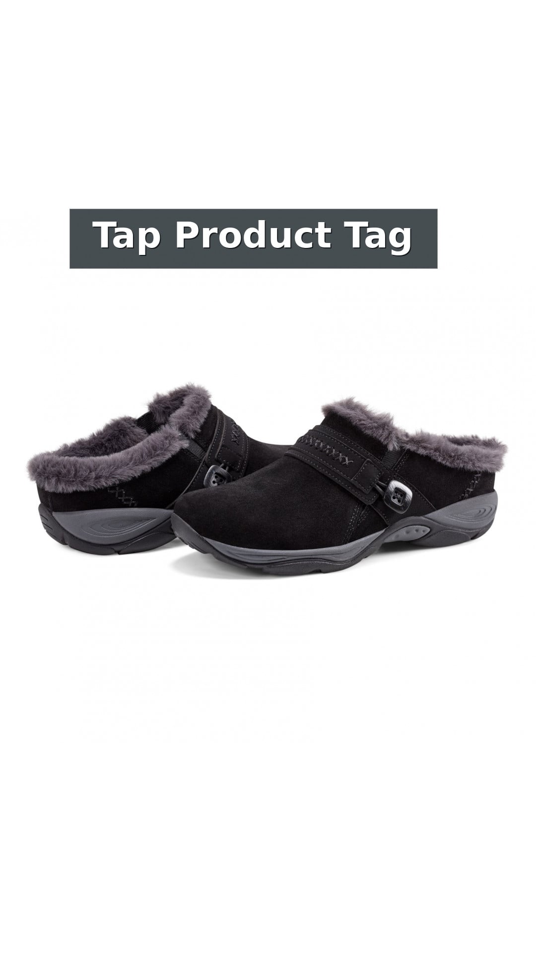 Easy Spirit Elinn Cushioned Arch-Support Slip-On Women's Clog style detail 12: Tap Product Tag