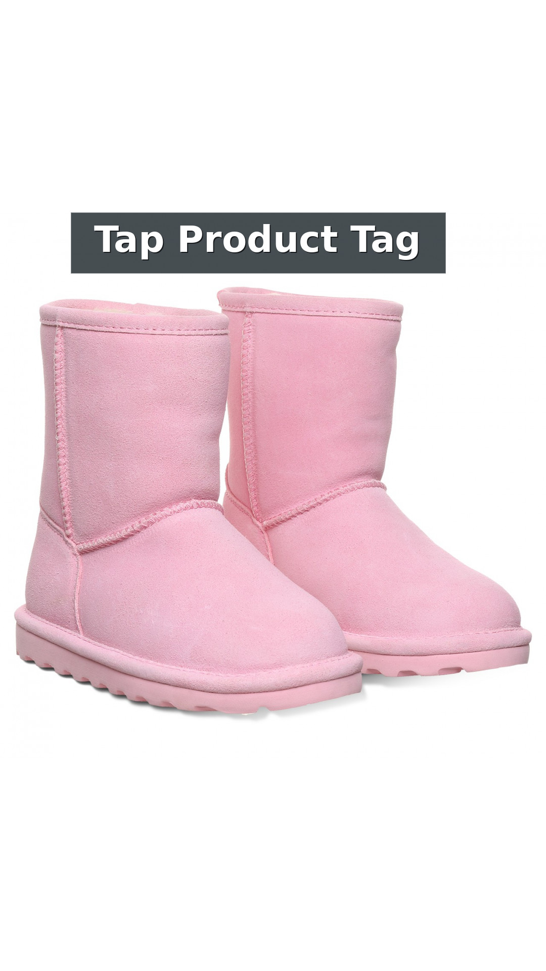 Bearpaw Elle Youth Youth's Casual Boots - 1962y style detail 12: Tap Product Tag