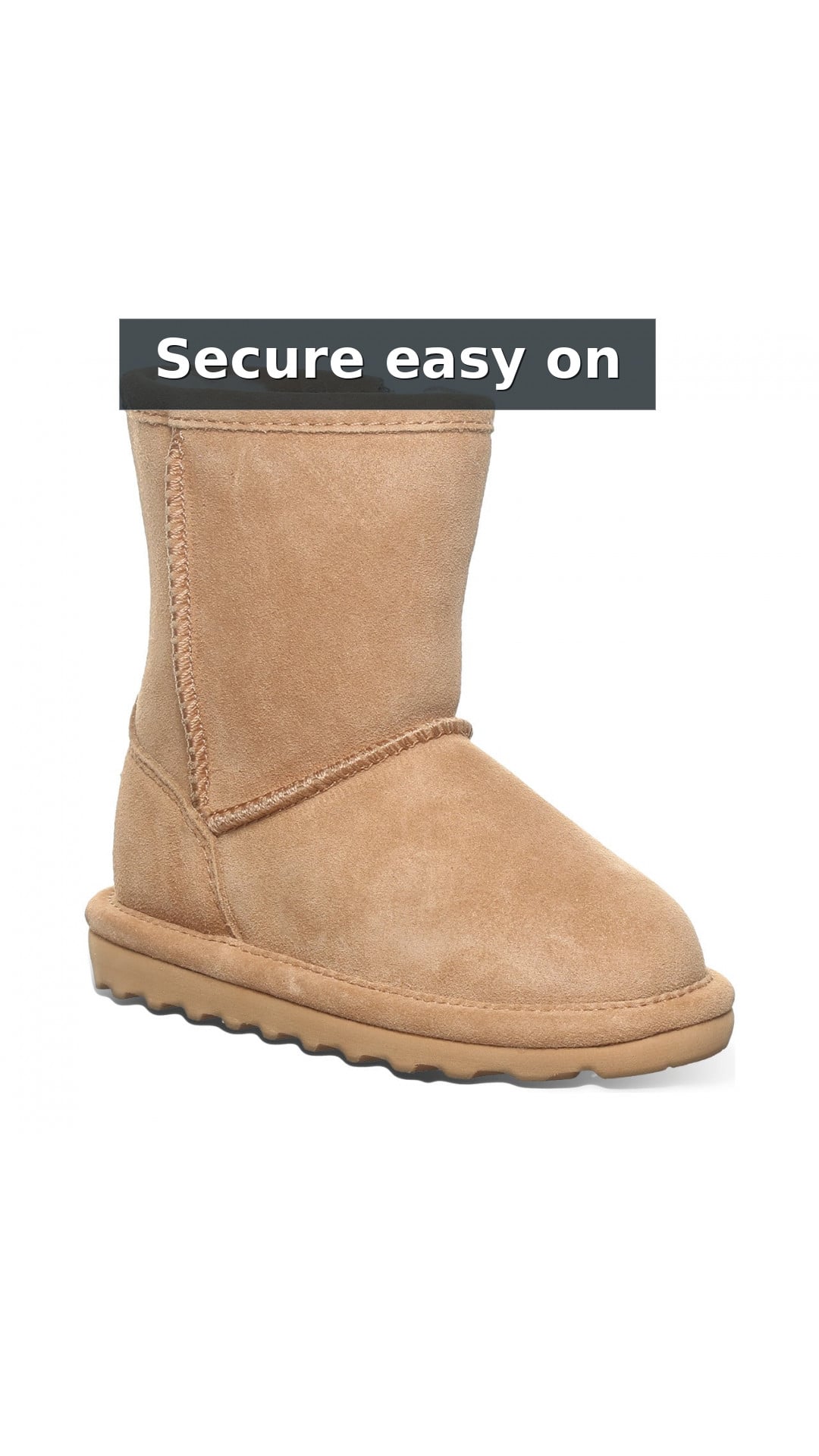 Bearpaw Elle Toddler Zipper - Toddler's Boots - 1962tz style detail 7: Secure easy on