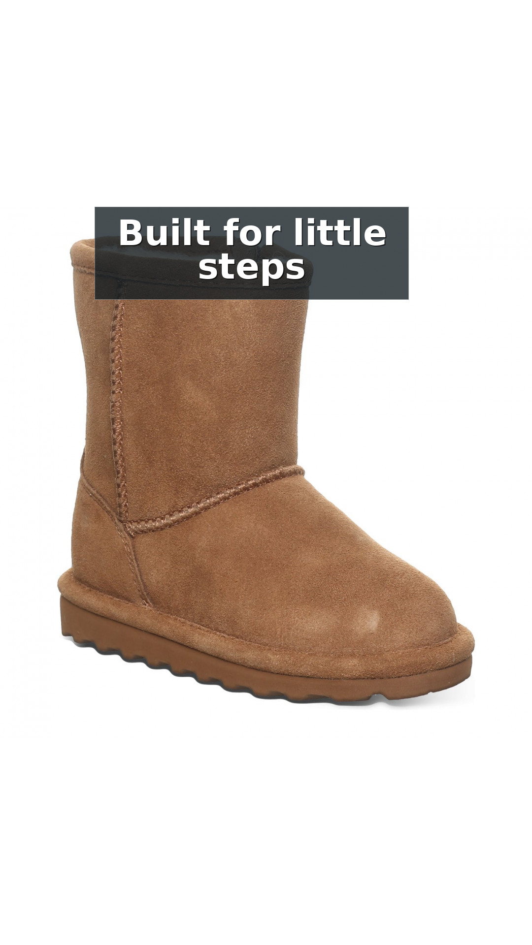 Bearpaw Elle Toddler Zipper - Toddler's Boots - 1962tz style detail 8: Built for little steps
