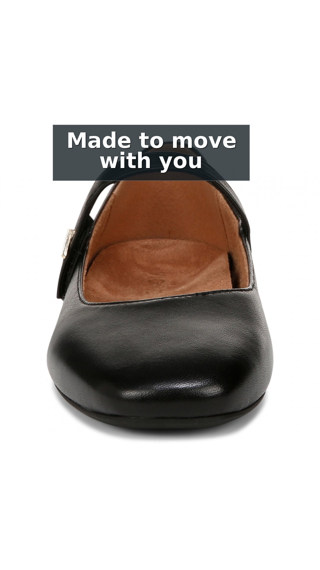 Vionic Alameda Women's Orthotic Supportive Mary Jane Flat style detail 10: Made to move with you