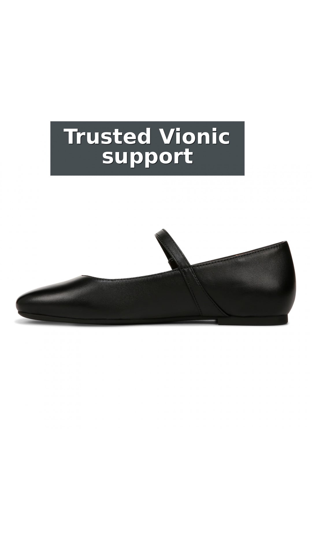 Vionic Alameda Women's Orthotic Supportive Mary Jane Flat style detail 11: Trusted Vionic support