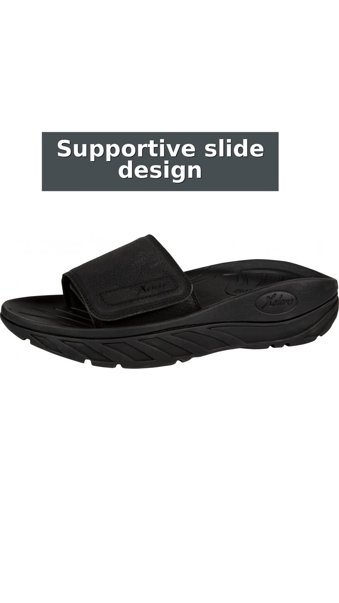 Xelero TRU Slide Supportive Recovery Men's Slide style detail 2: Supportive slide design