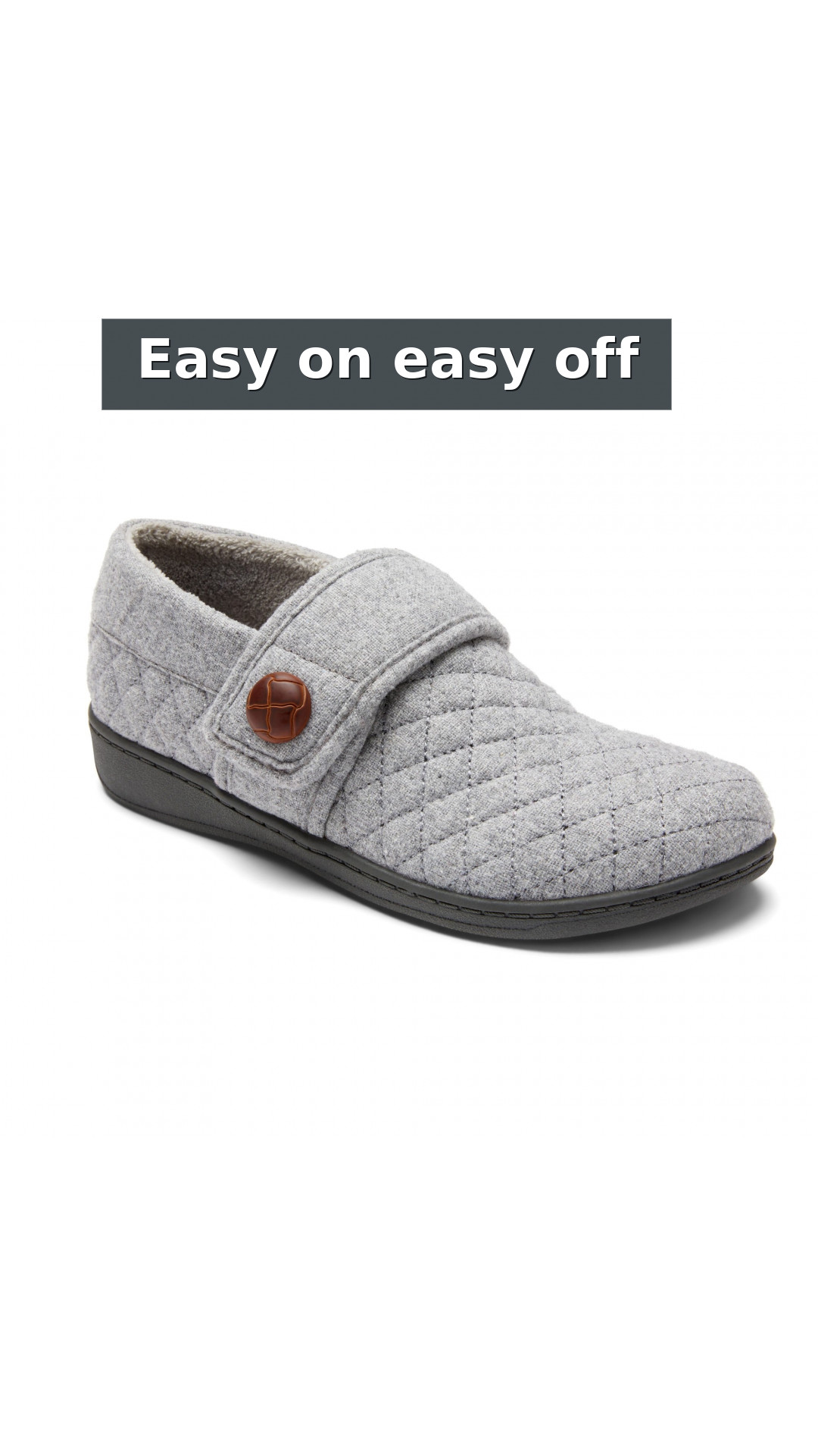Vionic Jackie Women's Adjustable Supportive Slipper style detail 4: Easy on easy off