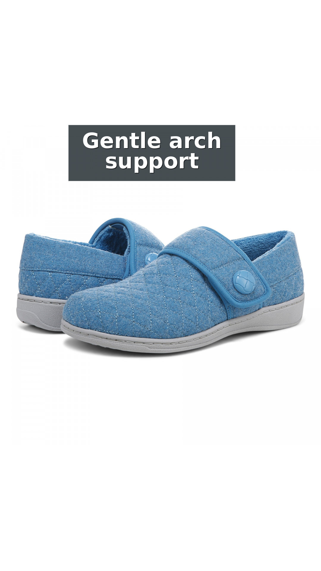 Vionic Jackie Women's Adjustable Supportive Slipper style detail 6: Gentle arch support