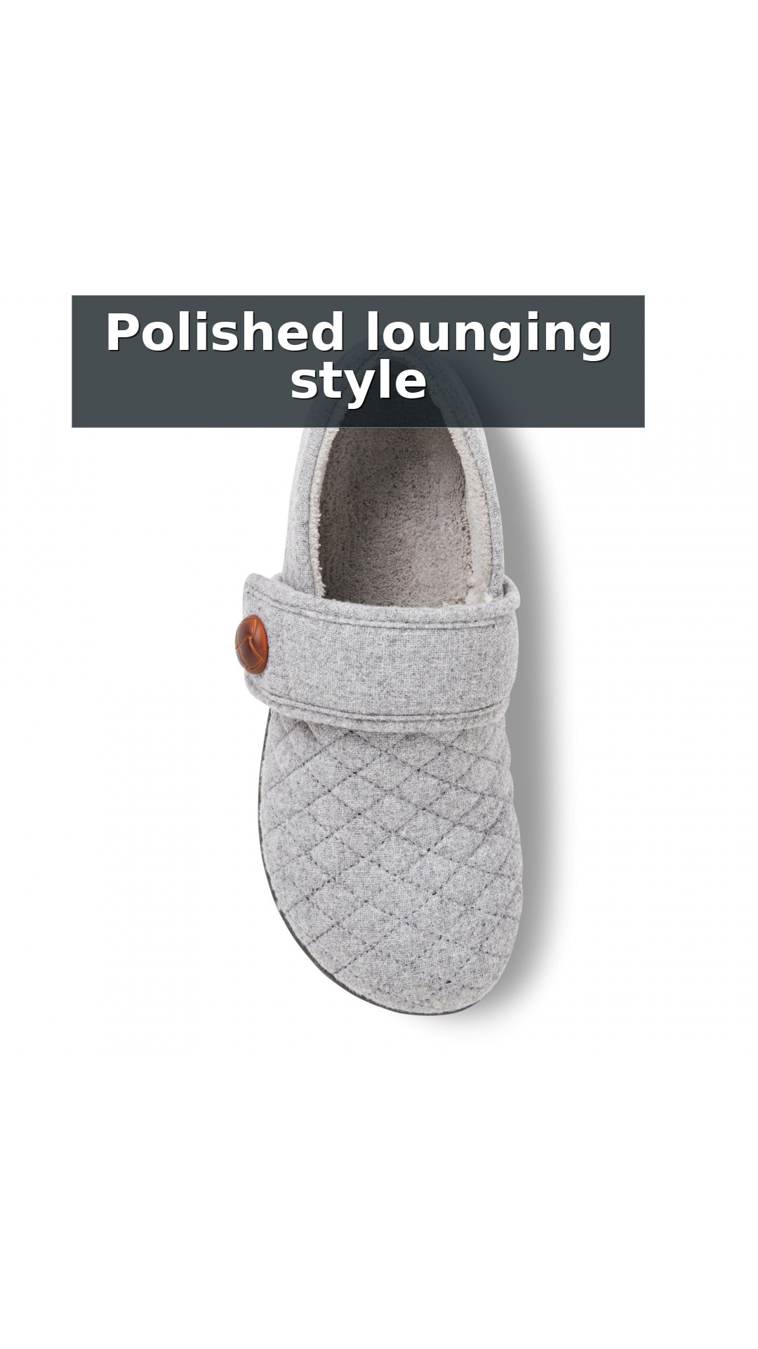Vionic Jackie Women's Adjustable Supportive Slipper style detail 10: Polished lounging style
