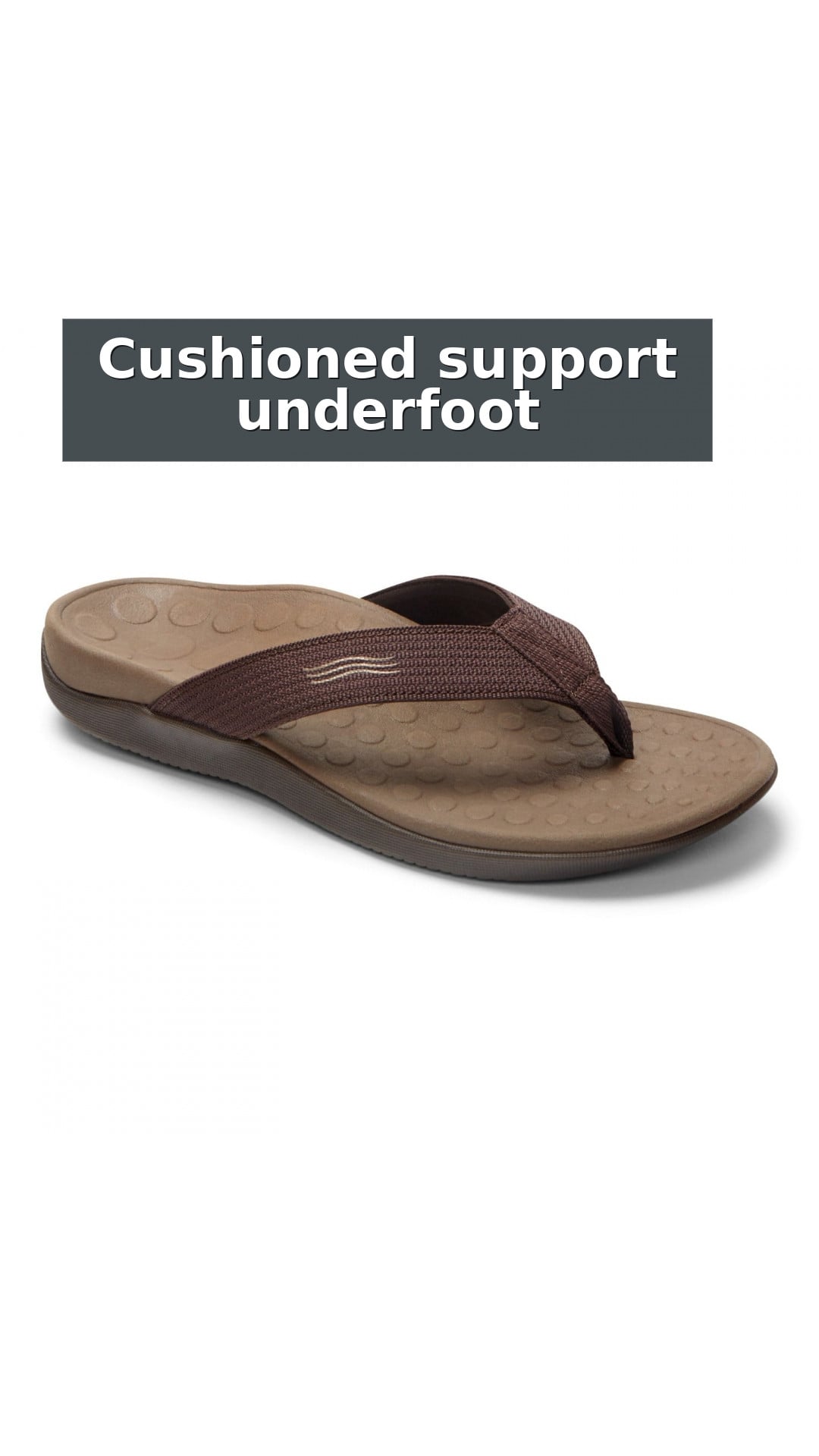 Vionic Wave - Unisex Orthotic Sandals style detail 2: Cushioned support underfoot
