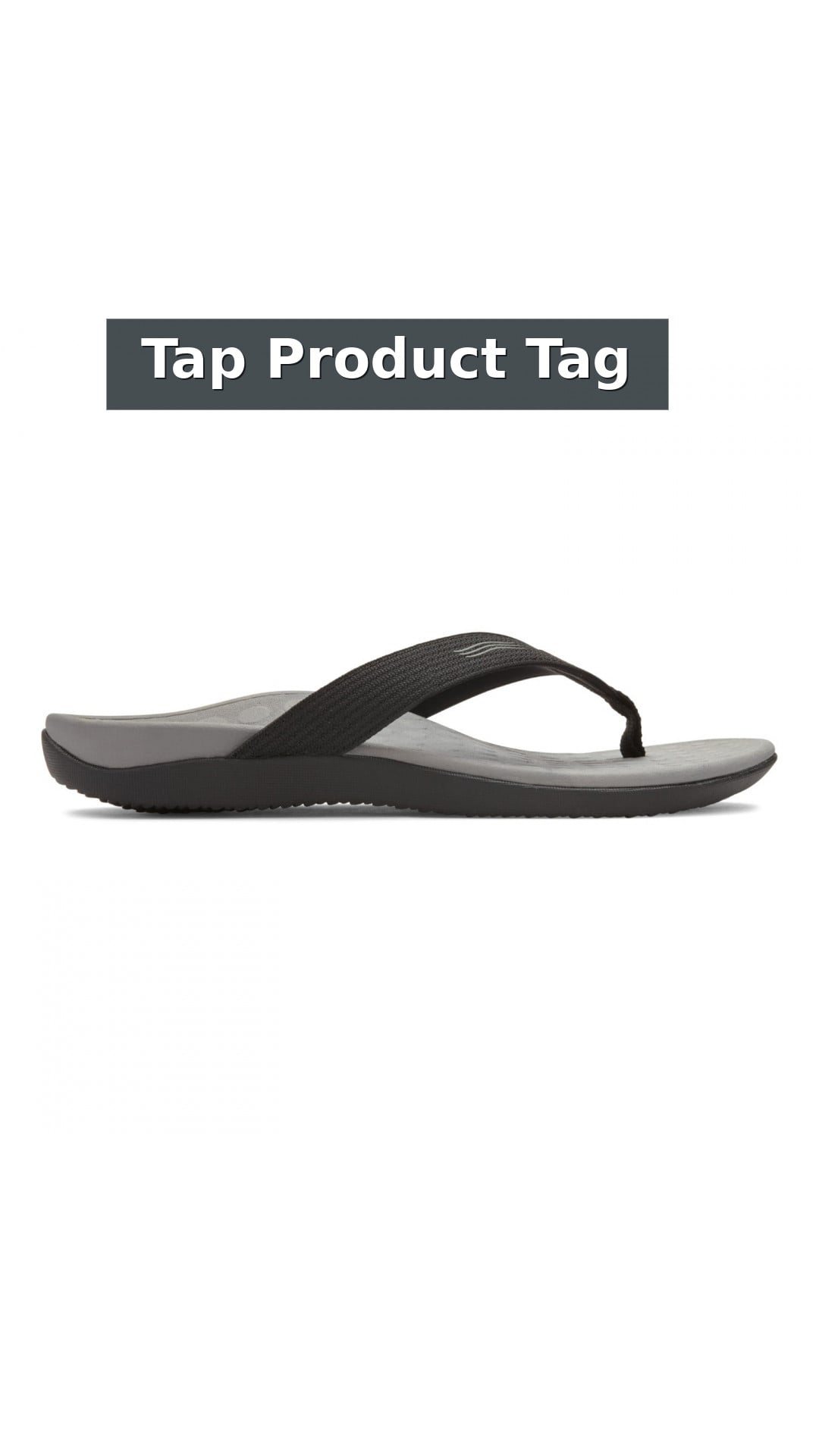Vionic Wave - Unisex Orthotic Sandals style detail 12: Tap Product Tag