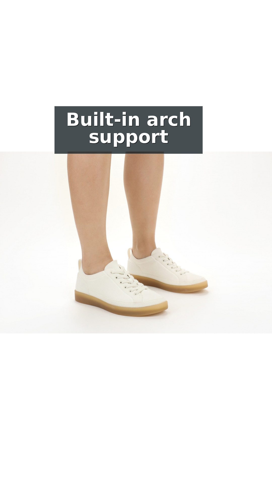 Vionic Winny Knit Women's Comfortable Orthotic Arch Support Knit Sneaker style detail 2: Built-in arch support