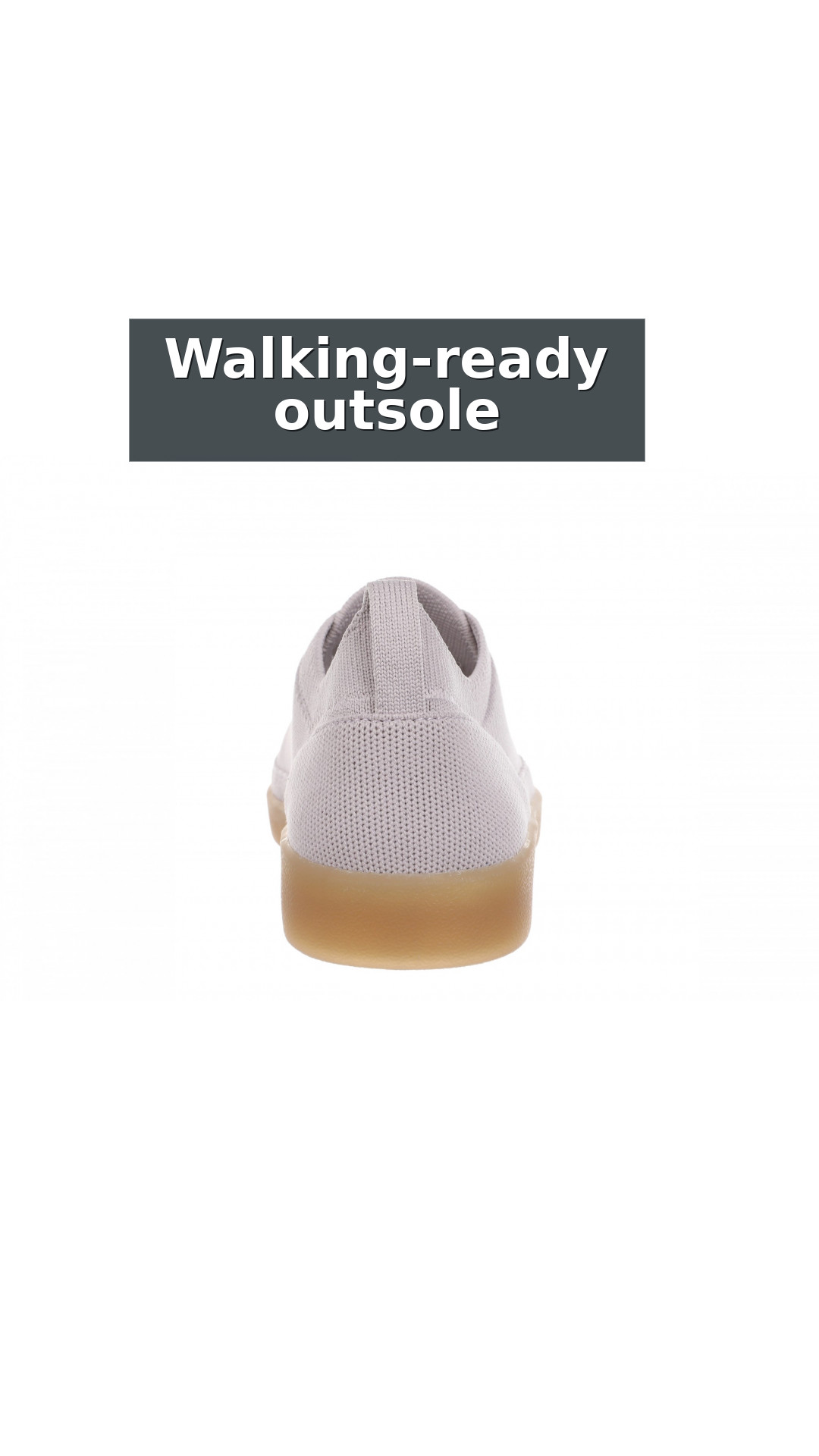 Vionic Winny Knit Women's Comfortable Orthotic Arch Support Knit Sneaker style detail 8: Walking-ready outsole