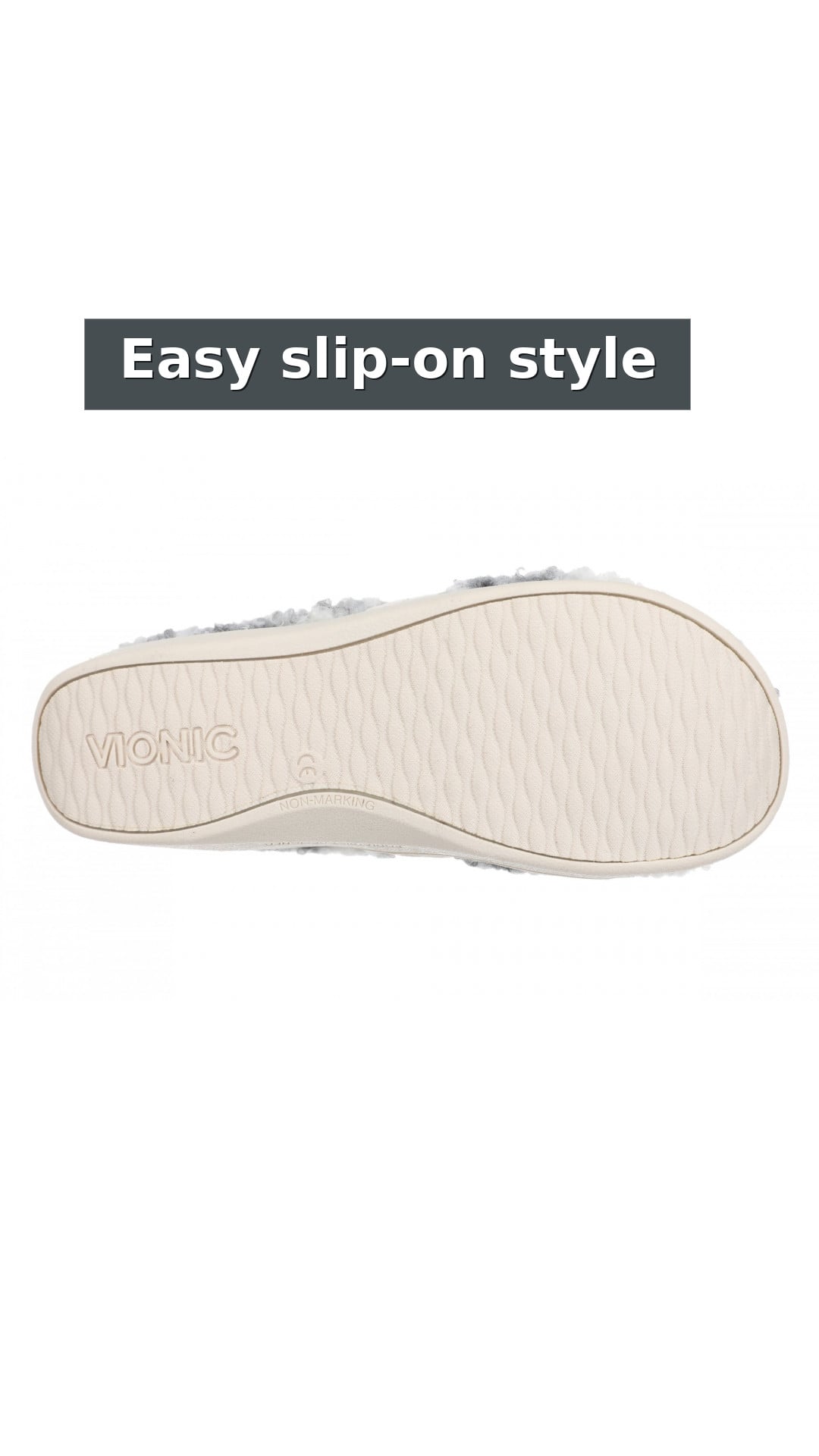 Vionic Imogen Slipper - Women's Orthotic Arch Support Comfort Slipper style detail 4: Easy slip-on style