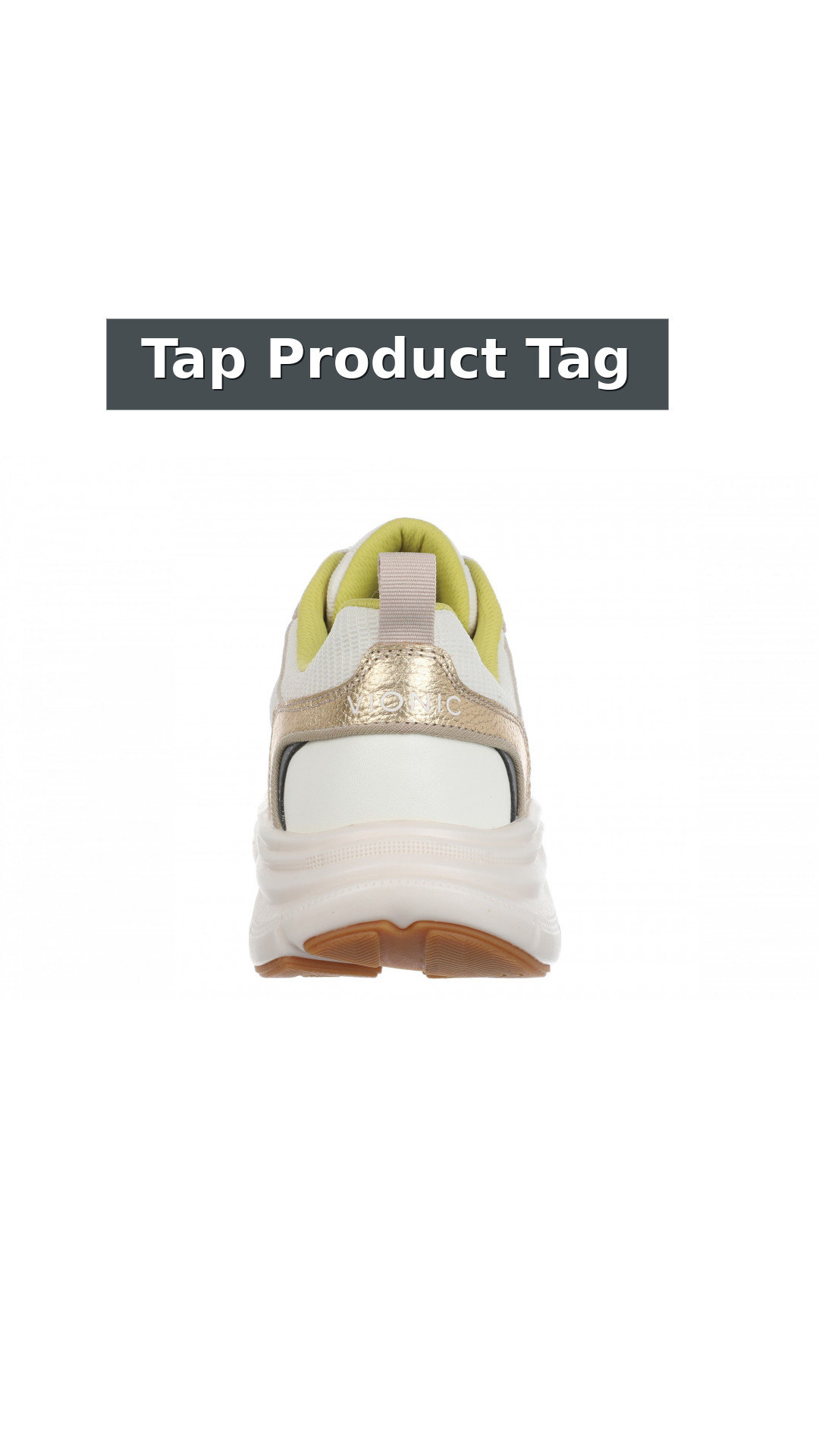 Vionic Walk Max Skyline - Women's Comfort Walking Shoe style detail 12: Tap Product Tag