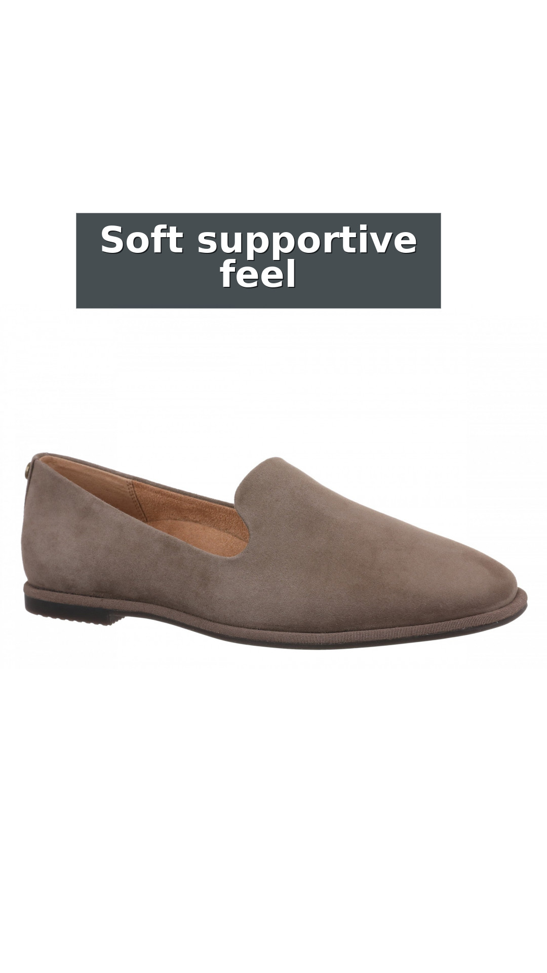 Vionic Willa 2.0 Women's Comfortable Orthotic Slip-On Loafers with Arch Support style detail 7: Soft supportive feel
