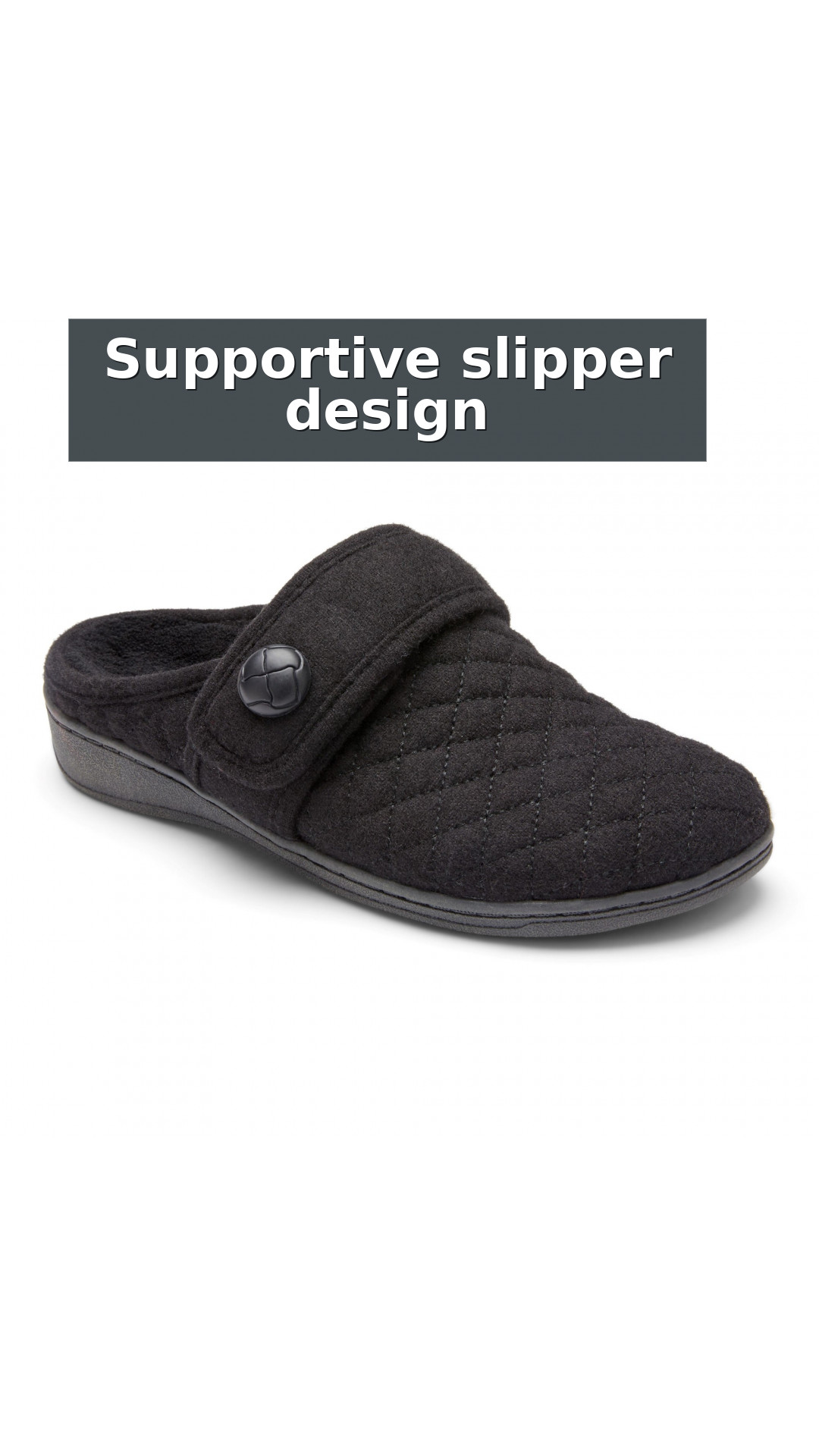 Vionic Carlin Women's Supportive Slippers style detail 2: Supportive slipper design