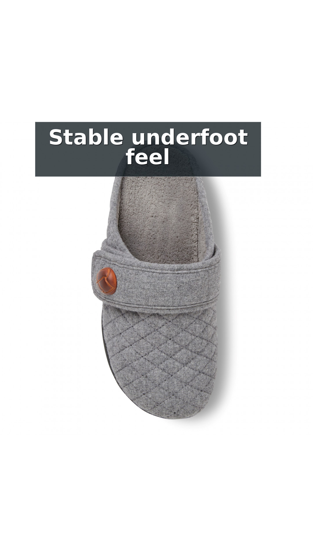 Vionic Carlin Women's Supportive Slippers style detail 8: Stable underfoot feel