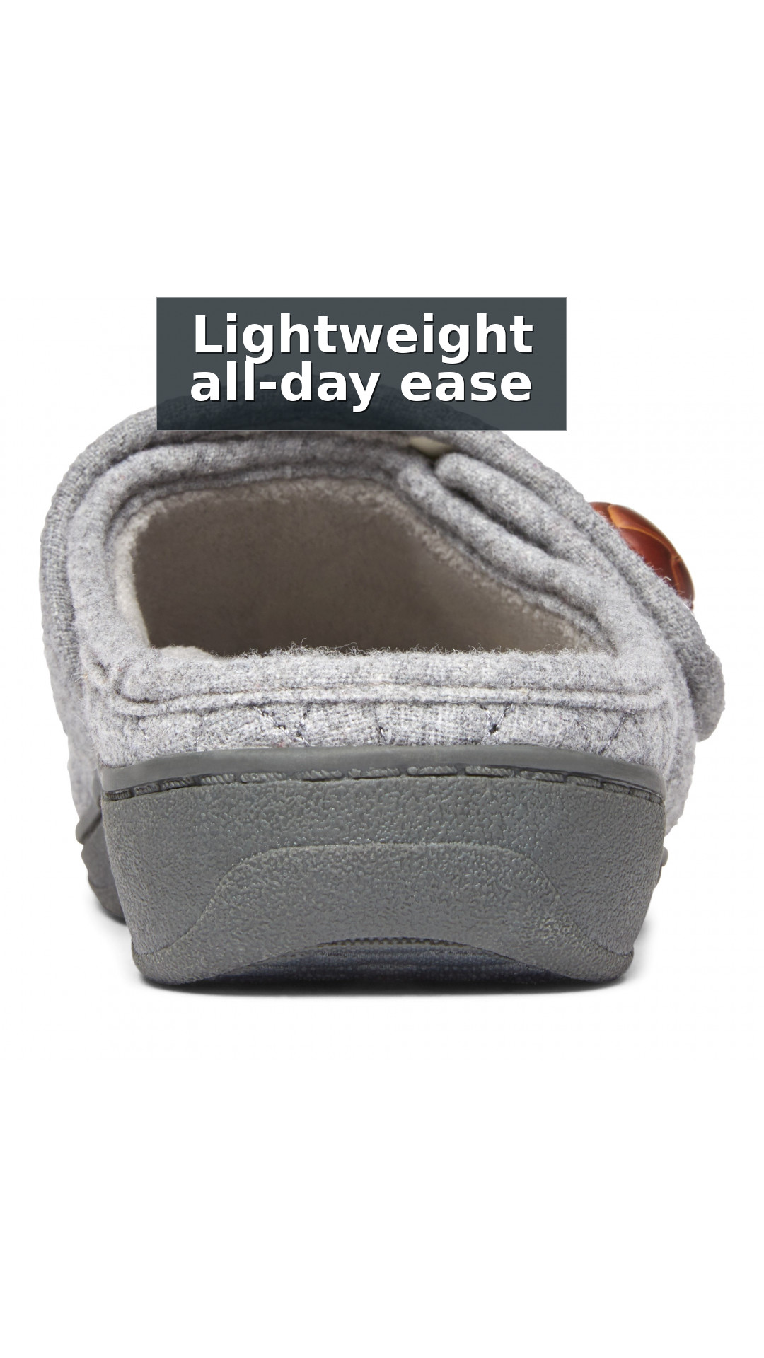 Vionic Carlin Women's Supportive Slippers style detail 9: Lightweight all-day ease