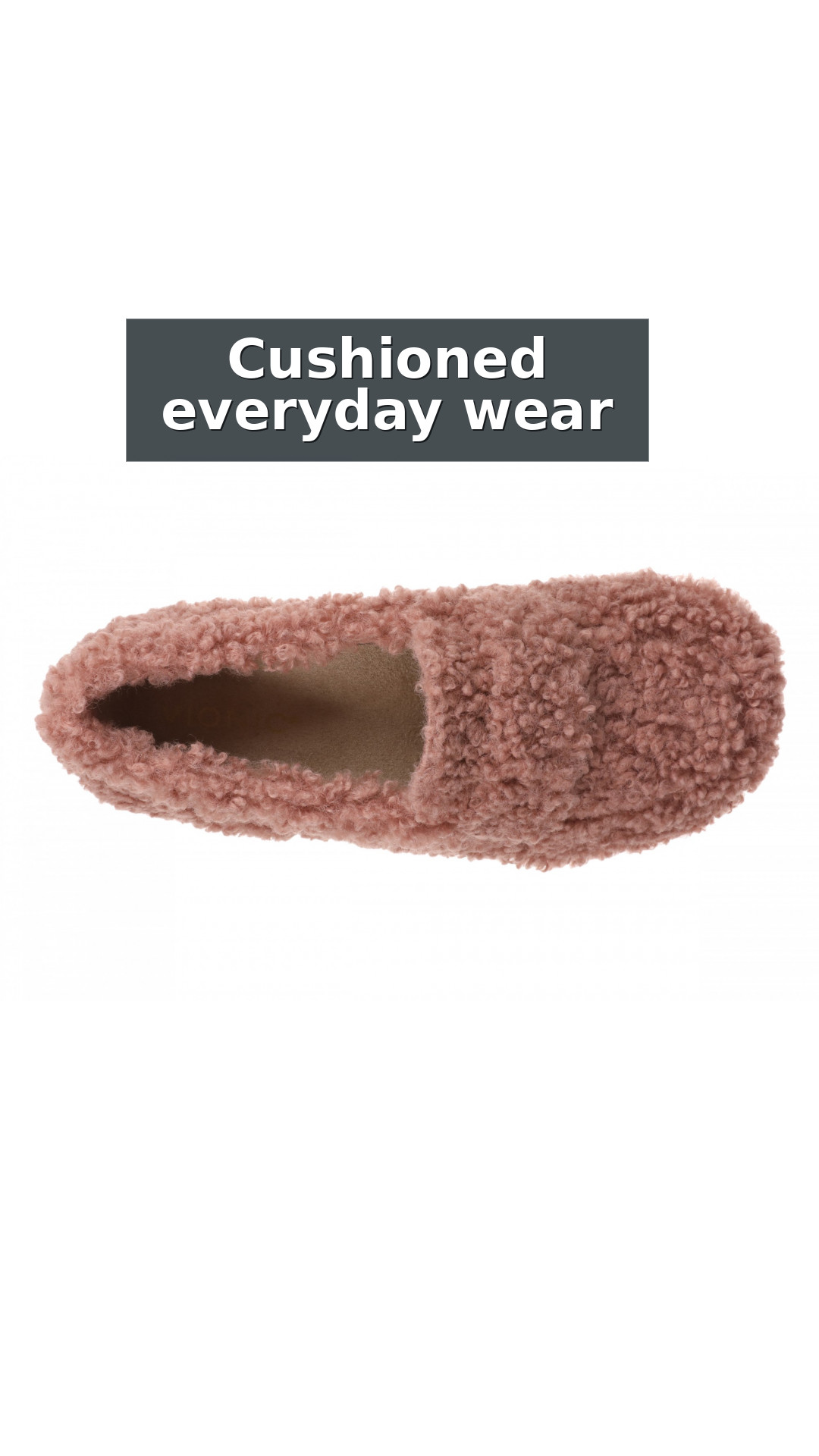 Vionic Snuggle Slipper Women's Comfort Orthotic Arch Support Indoor Outdoor Slippers style detail 6: Cushioned everyday wear