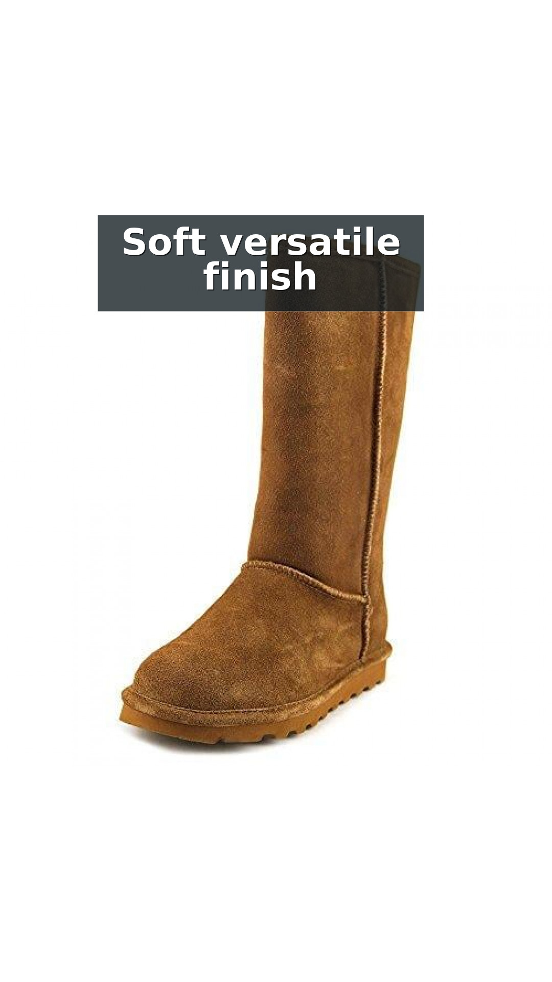 Bearpaw Elle Tall Women's Suede Boots - 1963w style detail 4: Soft versatile finish