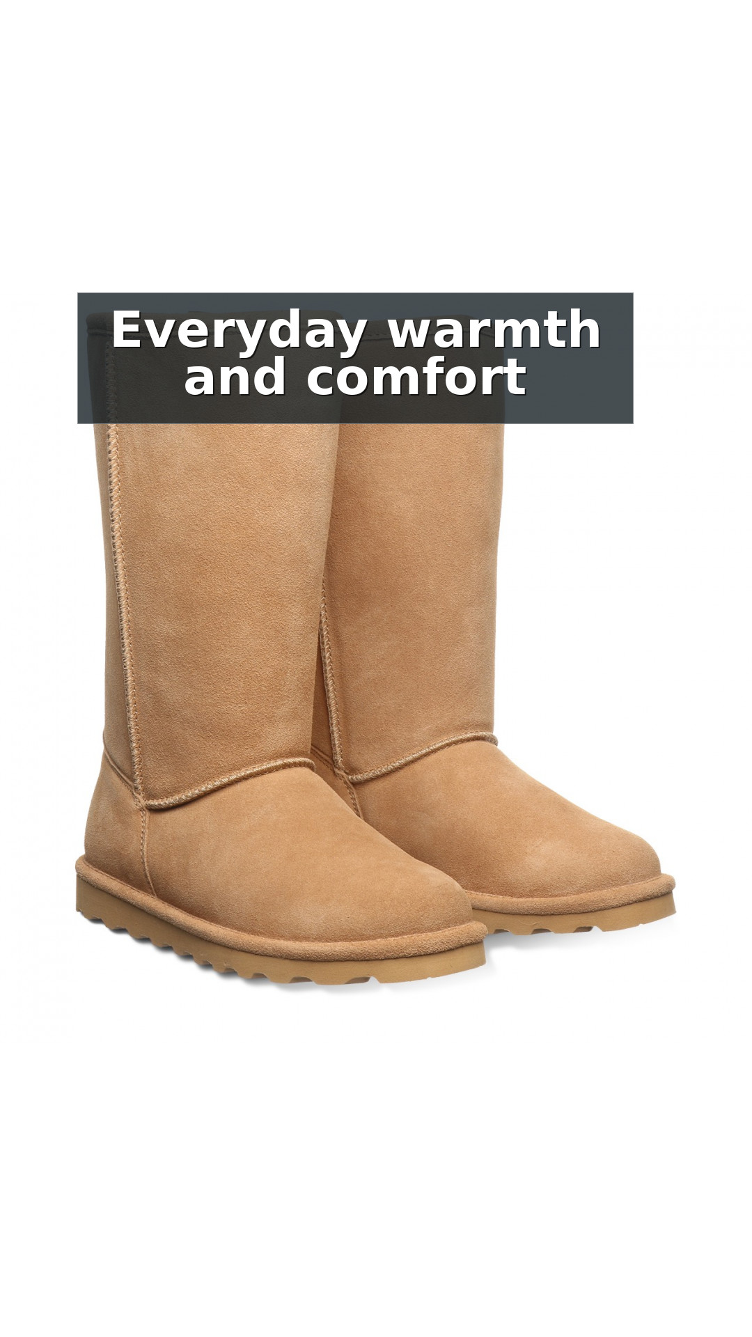 Bearpaw Elle Tall Women's Suede Boots - 1963w style detail 7: Everyday warmth and comfort