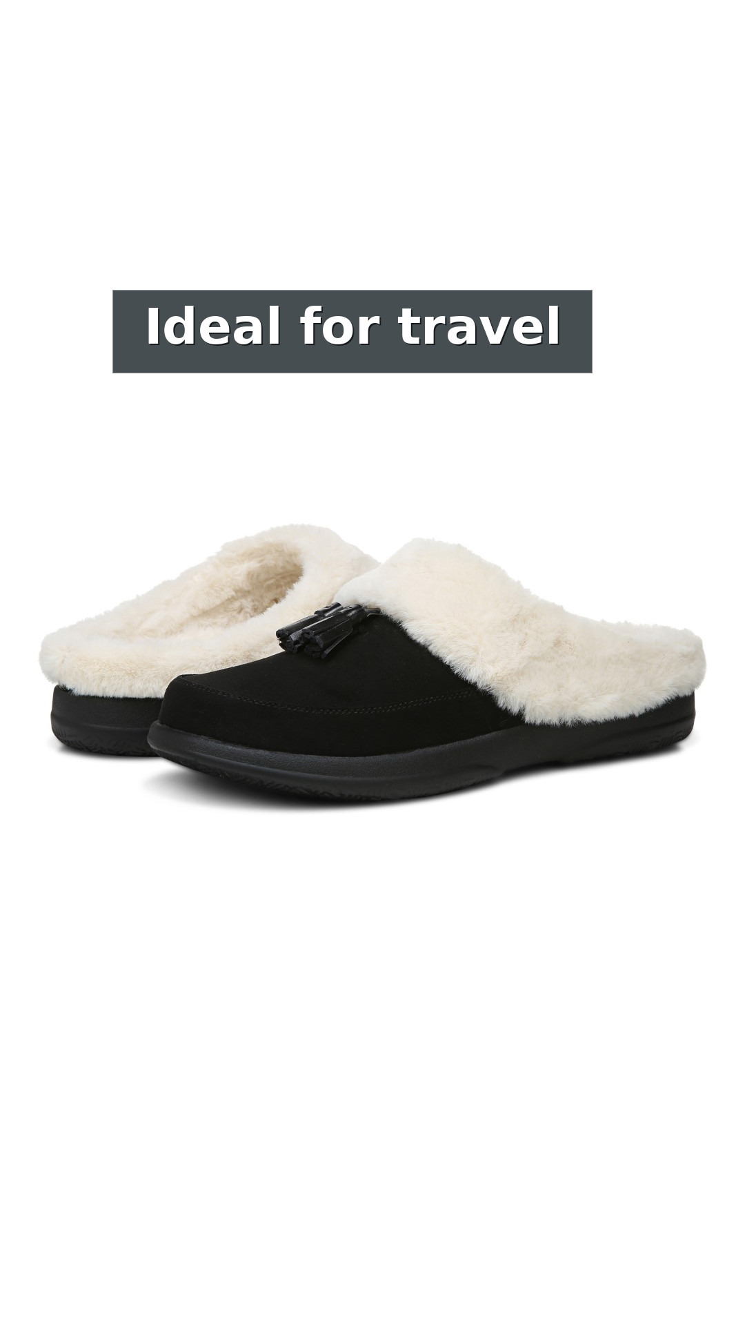 Vionic Perrin Women's Arch Supportive Slipper with Removable Insoles style detail 9: Ideal for travel