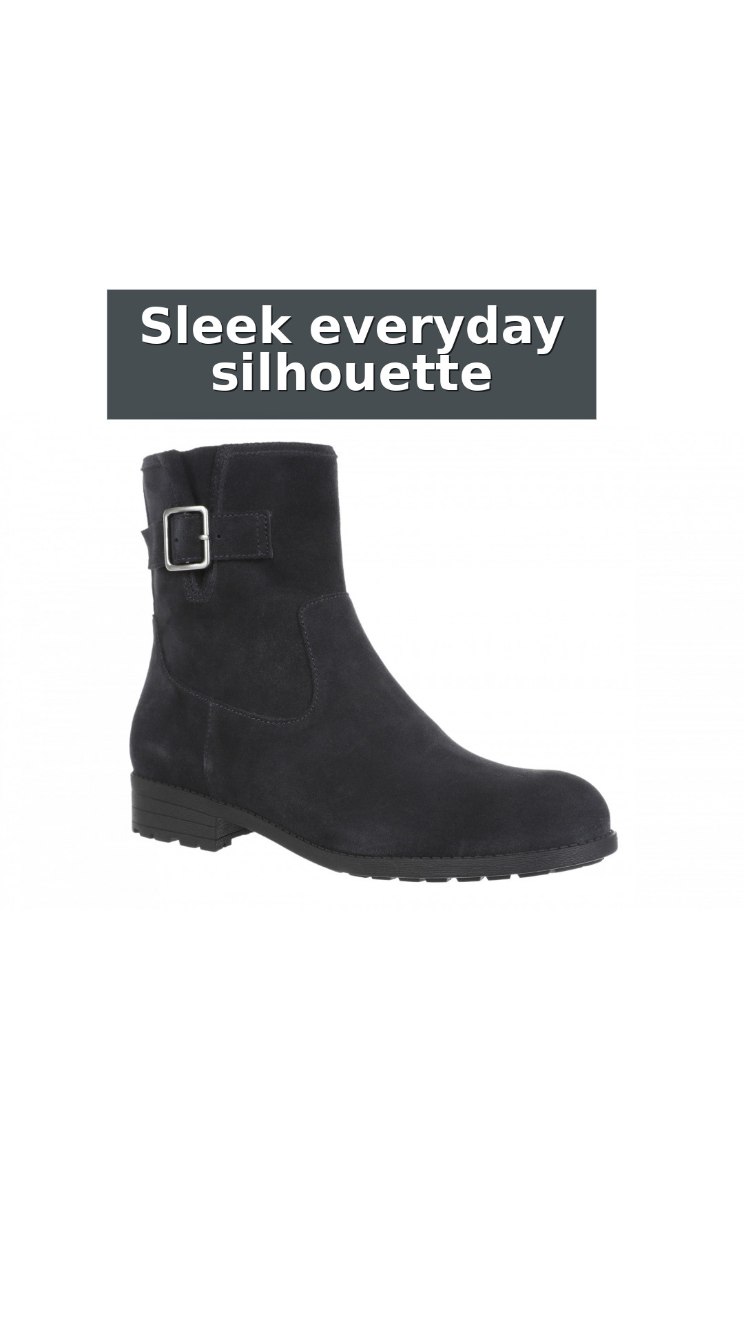 Vionic Jill Women's Heeled Ankle Boot style detail 7: Sleek everyday silhouette