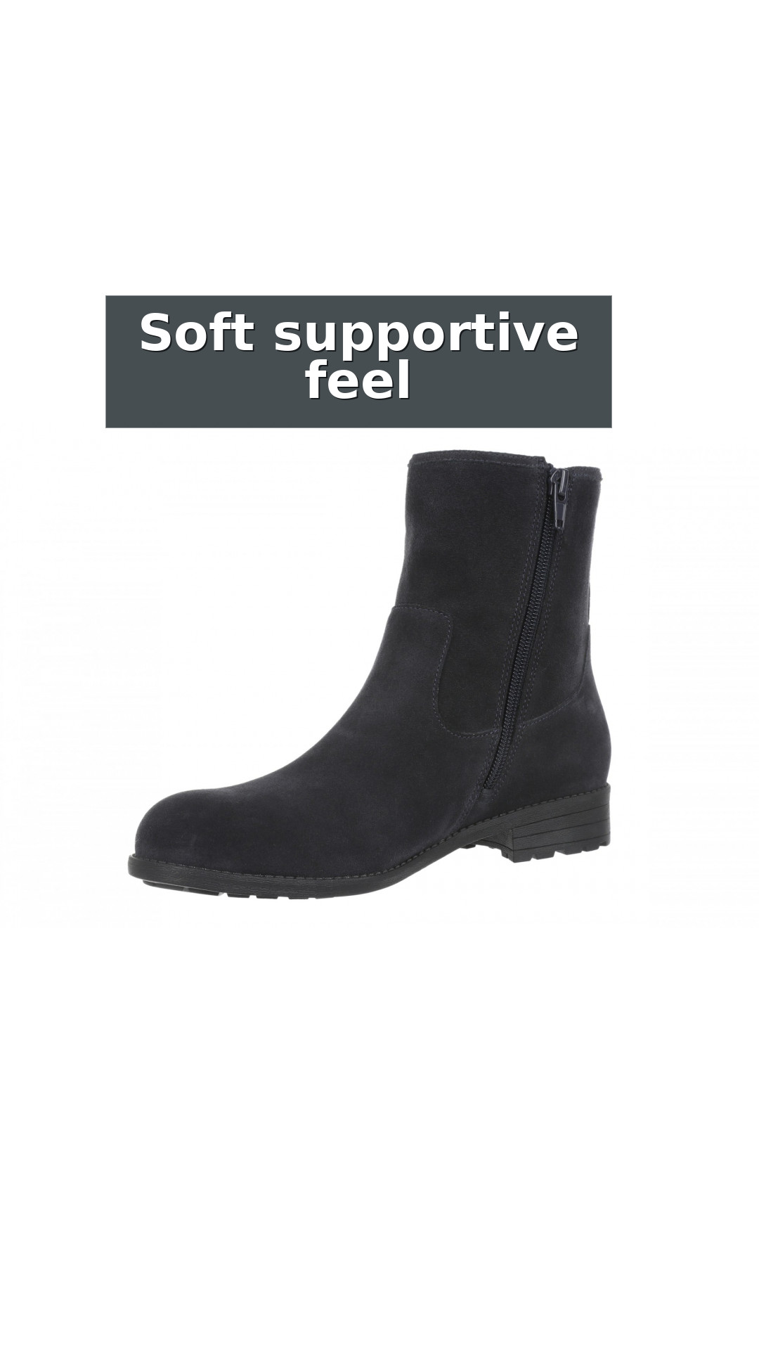 Vionic Jill Women's Heeled Ankle Boot style detail 10: Soft supportive feel
