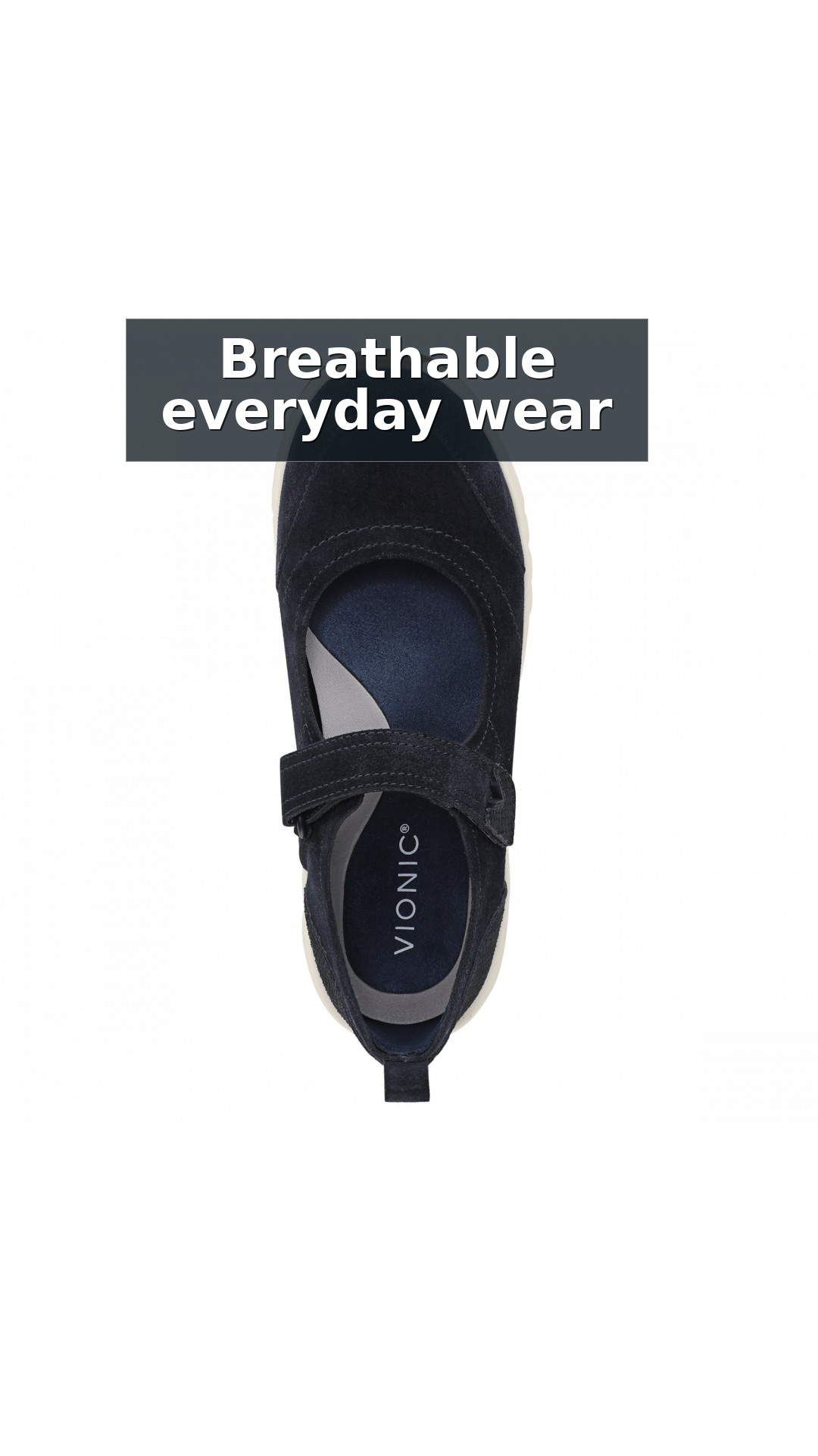 Vionic Uptown Mary Jane Sneaker Women's Fashion Sneakers style detail 6: Breathable everyday wear