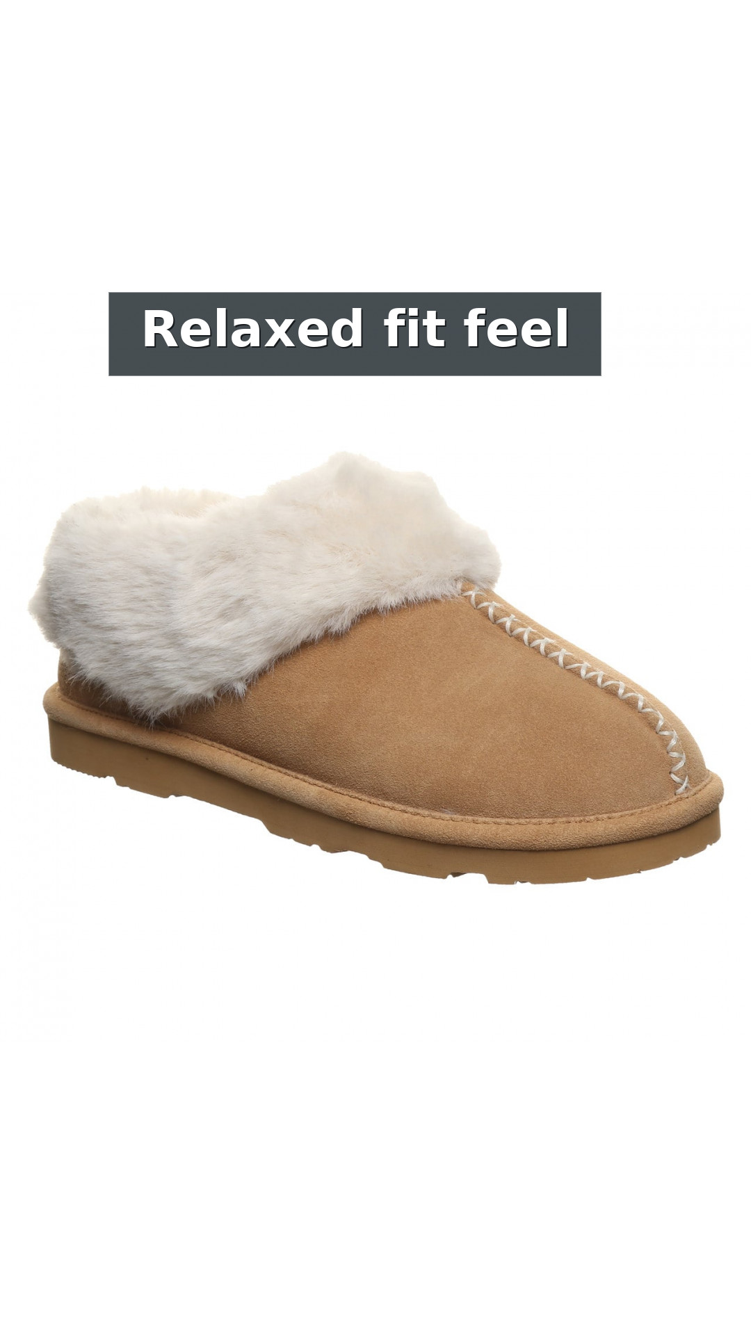 Bearpaw Bella Women's Slippers - 3334w | Cozy Suede Comfort Slippers style detail 5: Relaxed fit feel