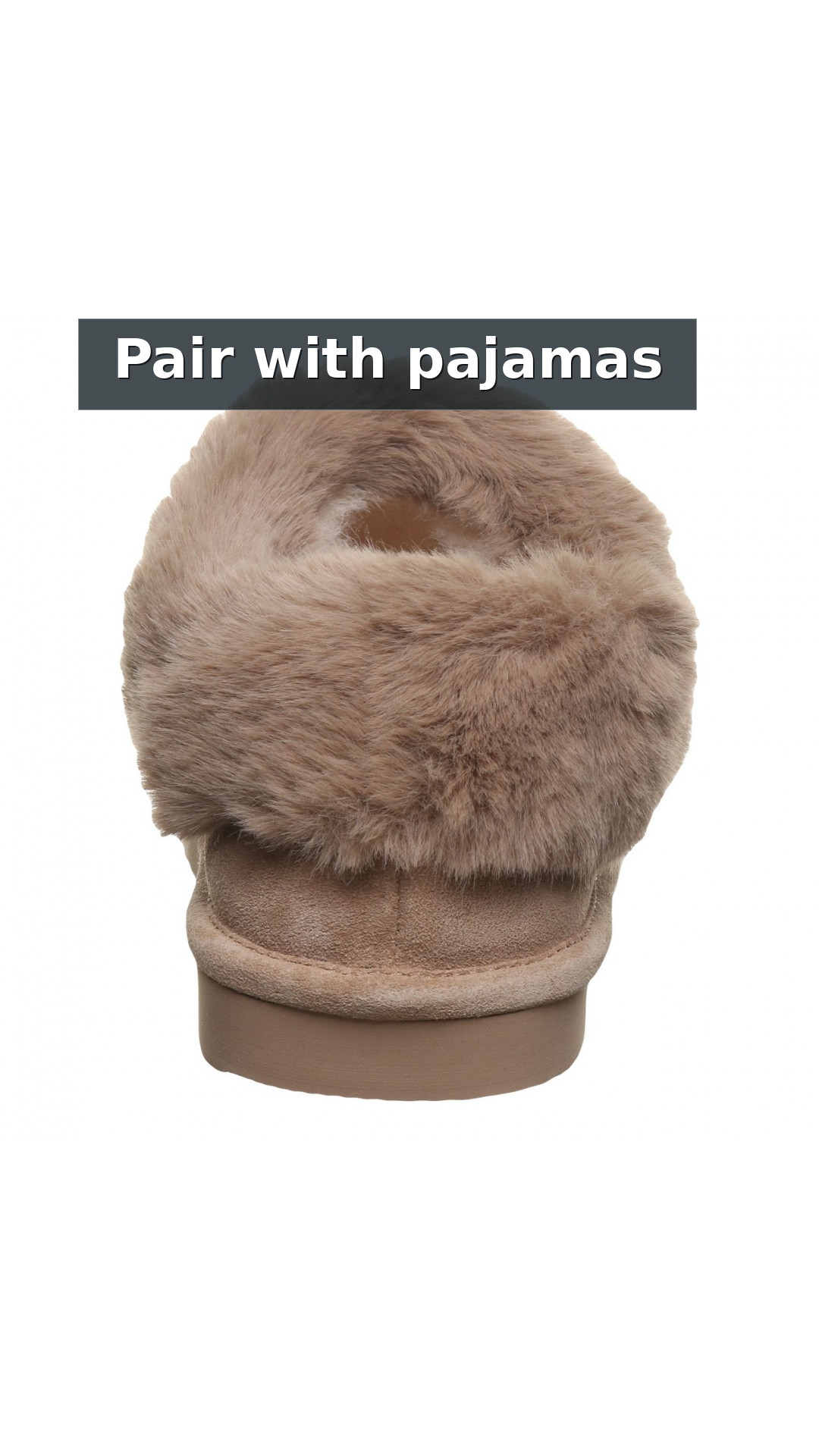 Bearpaw Bella Women's Slippers - 3334w | Cozy Suede Comfort Slippers style detail 10: Pair with pajamas