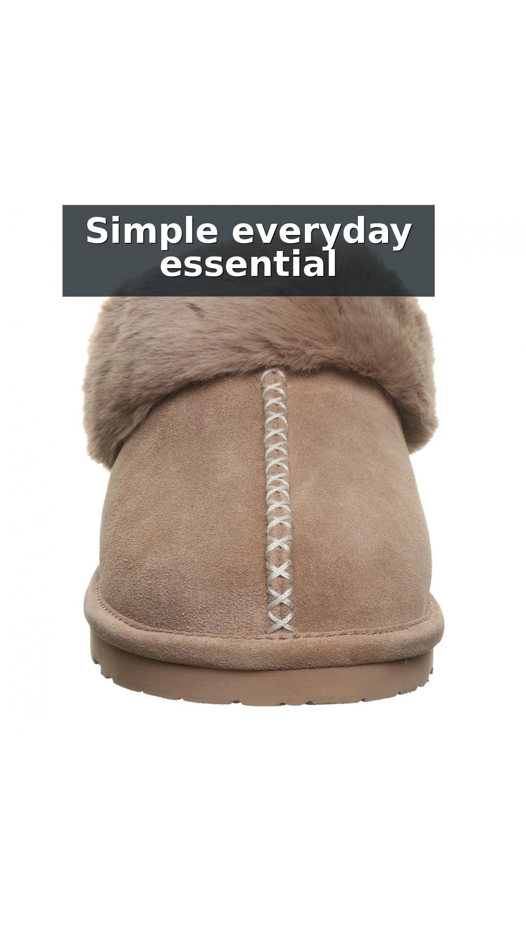 Bearpaw Bella Women's Slippers - 3334w | Cozy Suede Comfort Slippers style detail 11: Simple everyday essential