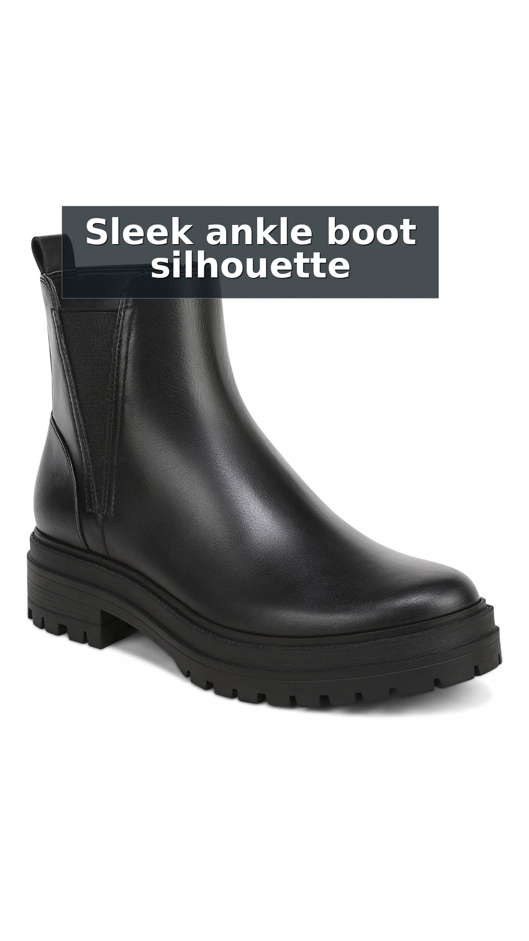 Vionic Georgina Women's Chelsea Boots style detail 2: Sleek ankle boot silhouette