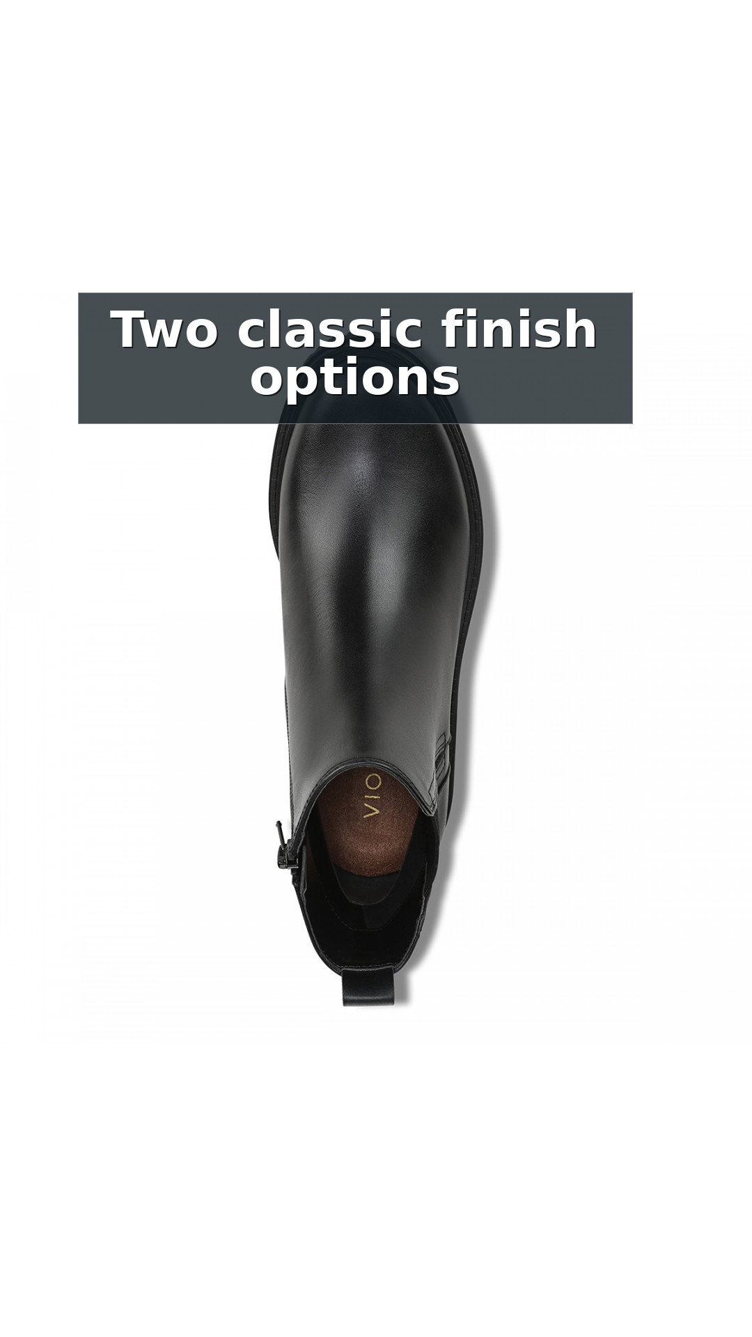 Vionic Georgina Women's Chelsea Boots style detail 10: Two classic finish options