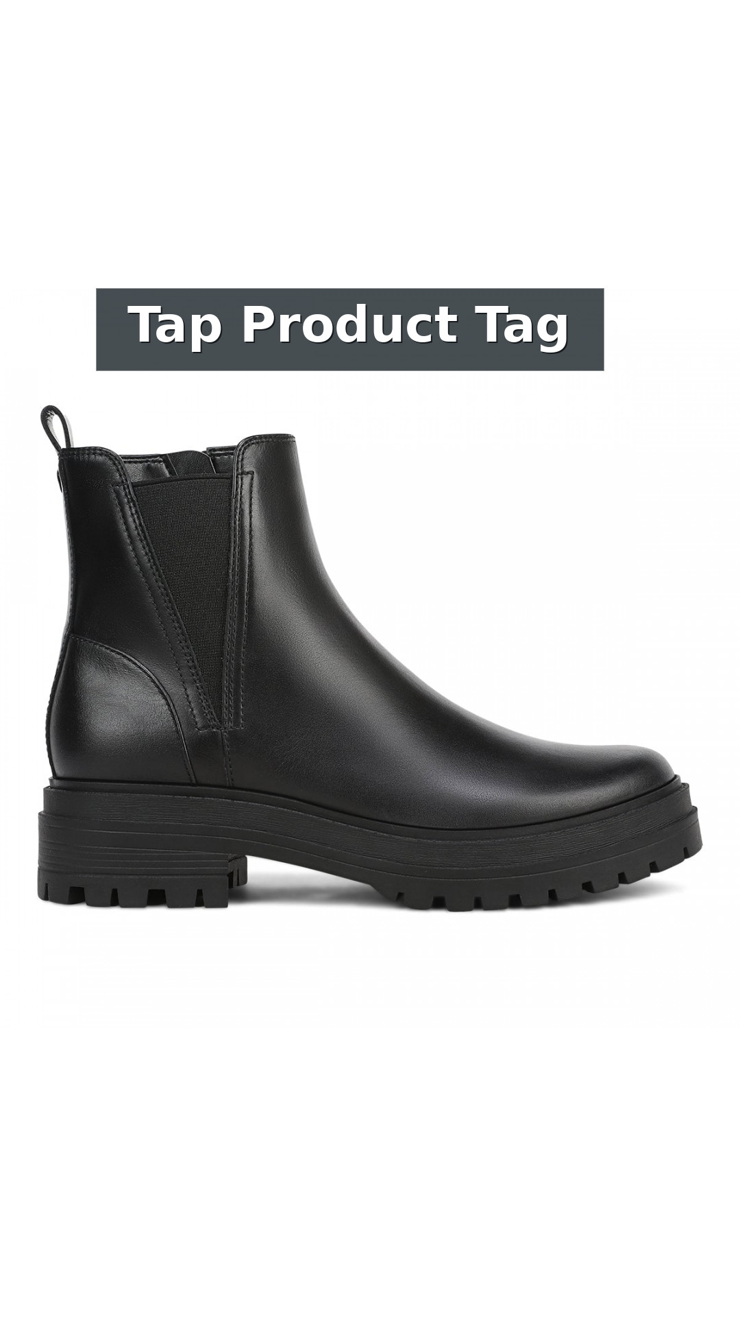 Vionic Georgina Women's Chelsea Boots style detail 12: Tap Product Tag
