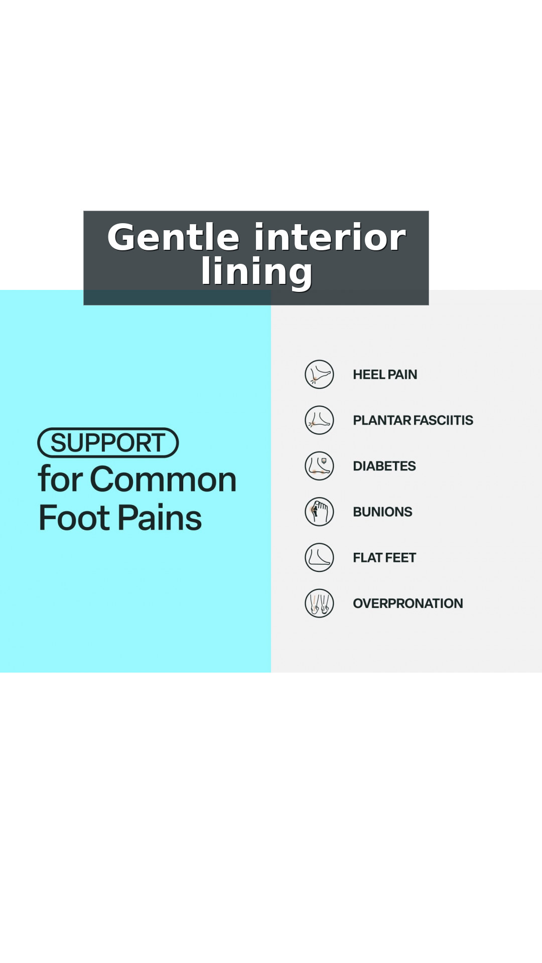 Orthofeet Charlotte Orthotic Comfort Women's Slippers style detail 5: Gentle interior lining