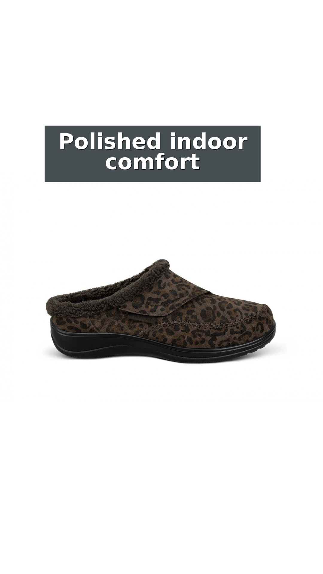 Orthofeet Charlotte Orthotic Comfort Women's Slippers style detail 10: Polished indoor comfort