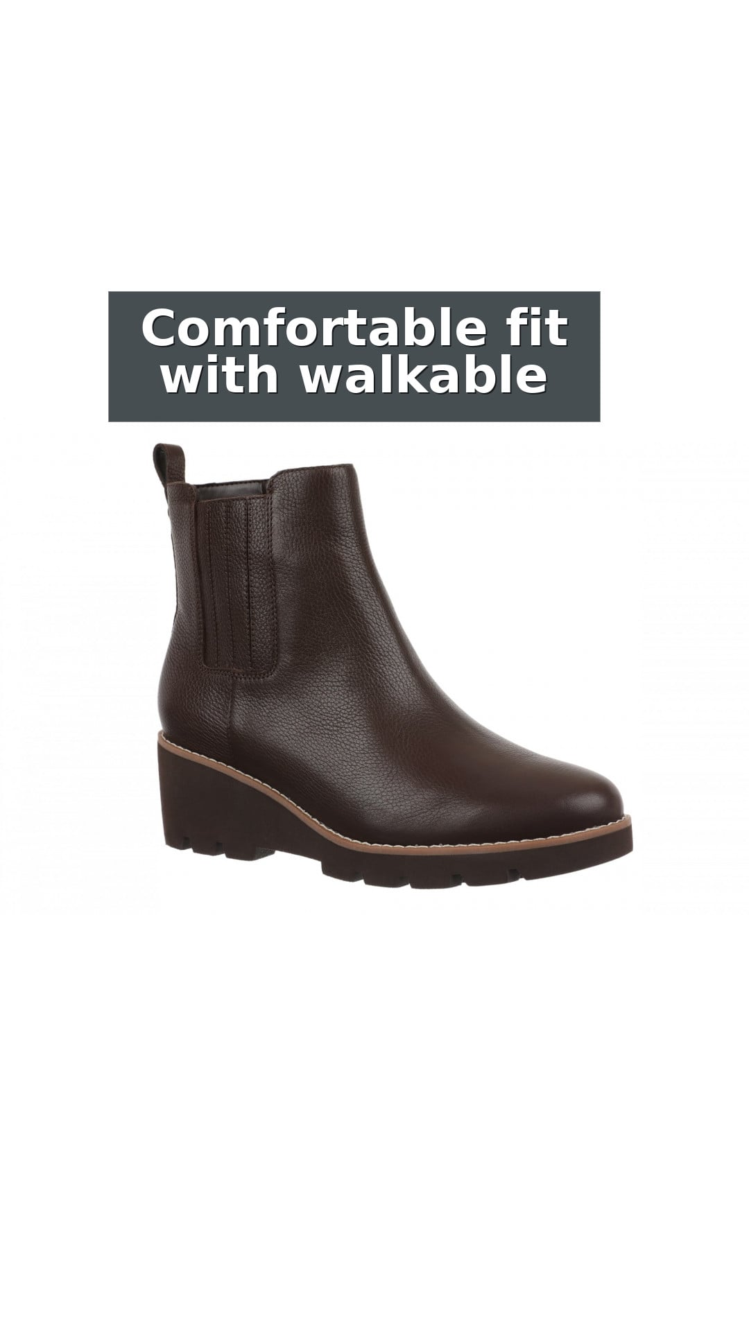 Vionic Aria 2.0 Women's Chelsea Boots style detail 3: Comfortable fit with walkable support
