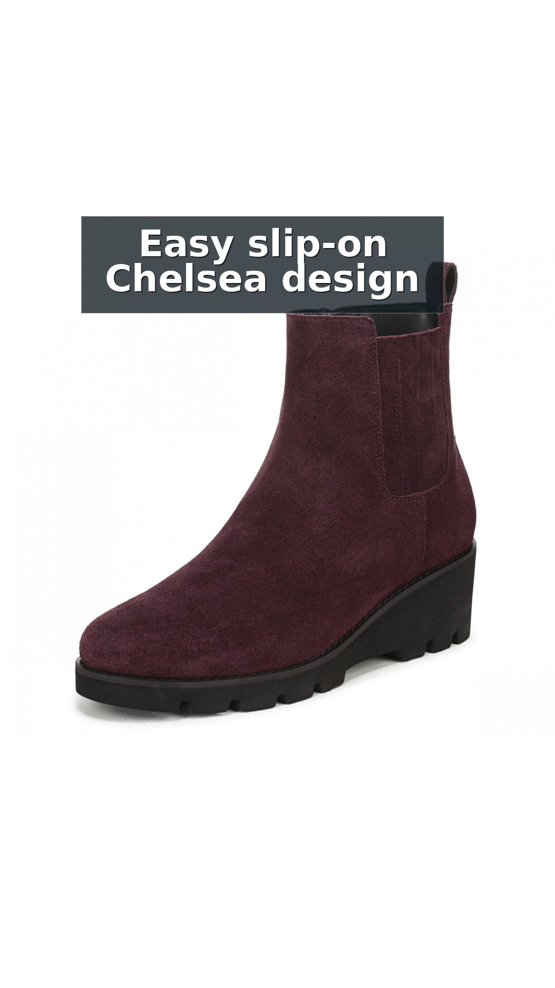Vionic Aria 2.0 Women's Chelsea Boots style detail 4: Easy slip-on Chelsea design
