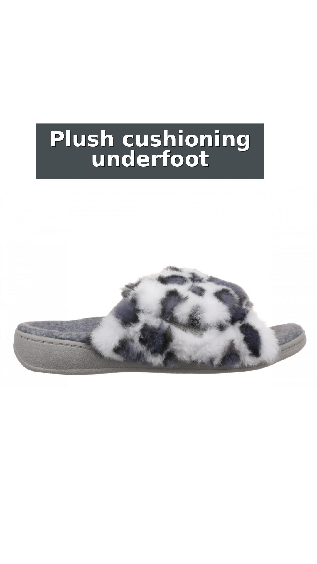 Vionic Relax II Women's Orthotic Slide Slippers style detail 2: Plush cushioning underfoot