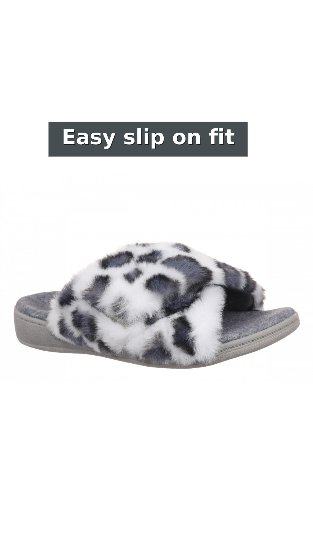 Vionic Relax II Women's Orthotic Slide Slippers style detail 5: Easy slip on fit