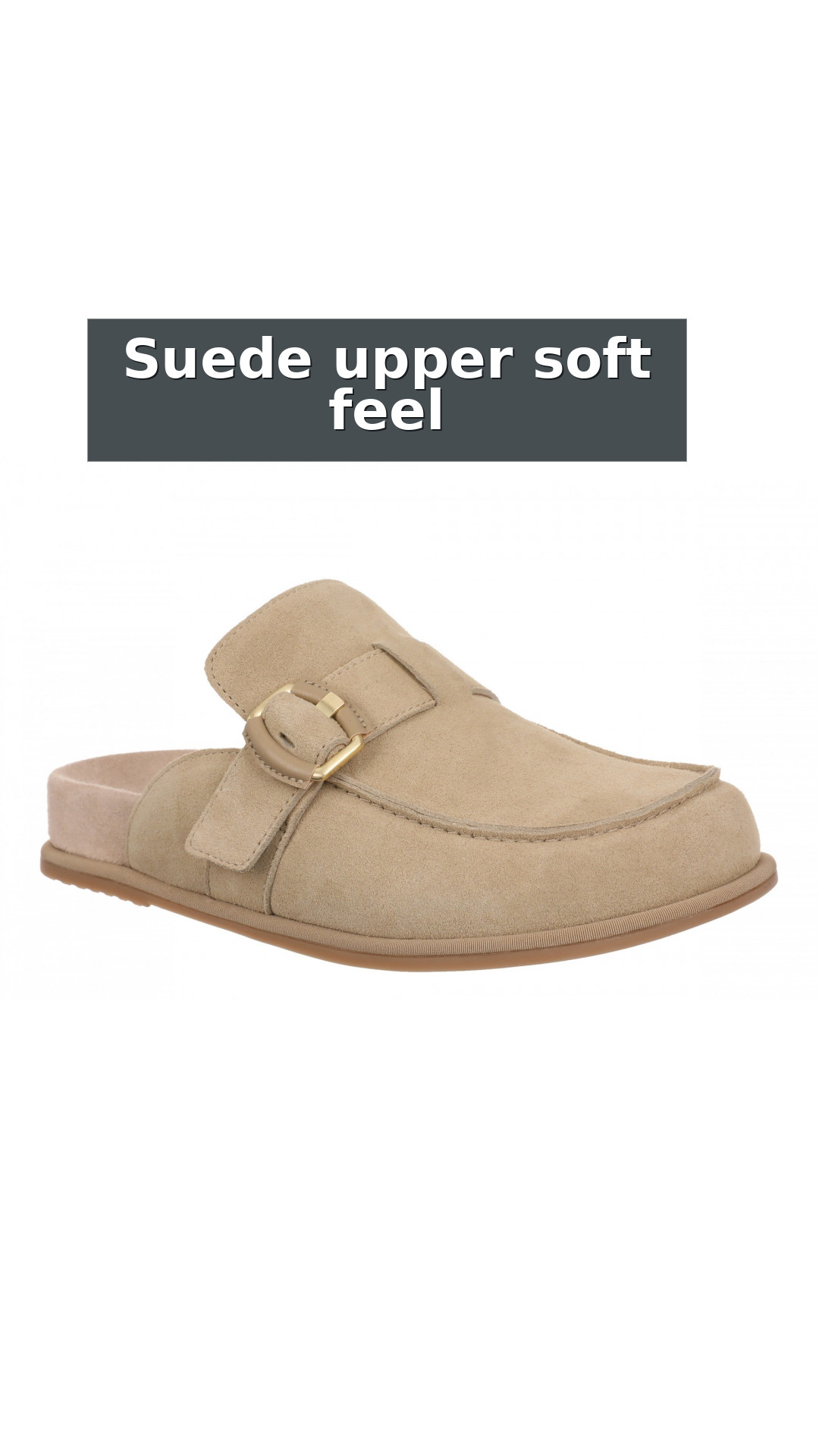 Suede upper soft feel