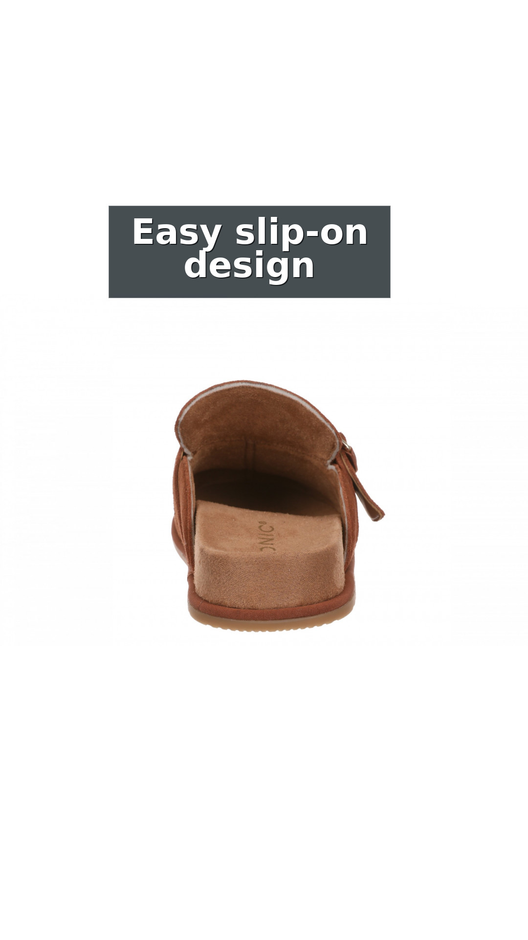 Easy slip-on design